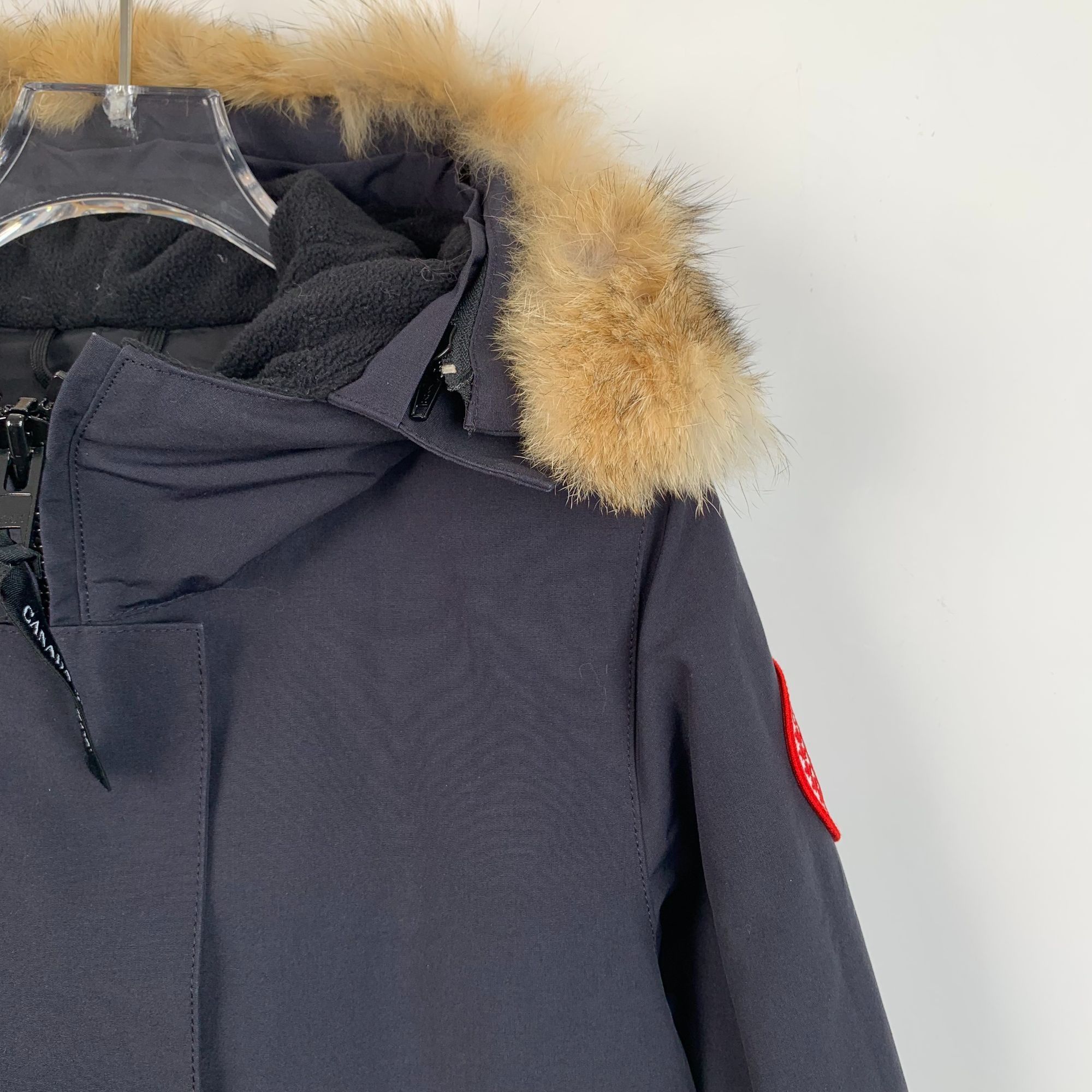 Canada Goose [Canada Goose] Navy Logo Patch Hooded Parka XS Size US XS / EU 42 / 0 - 9 Thumbnail