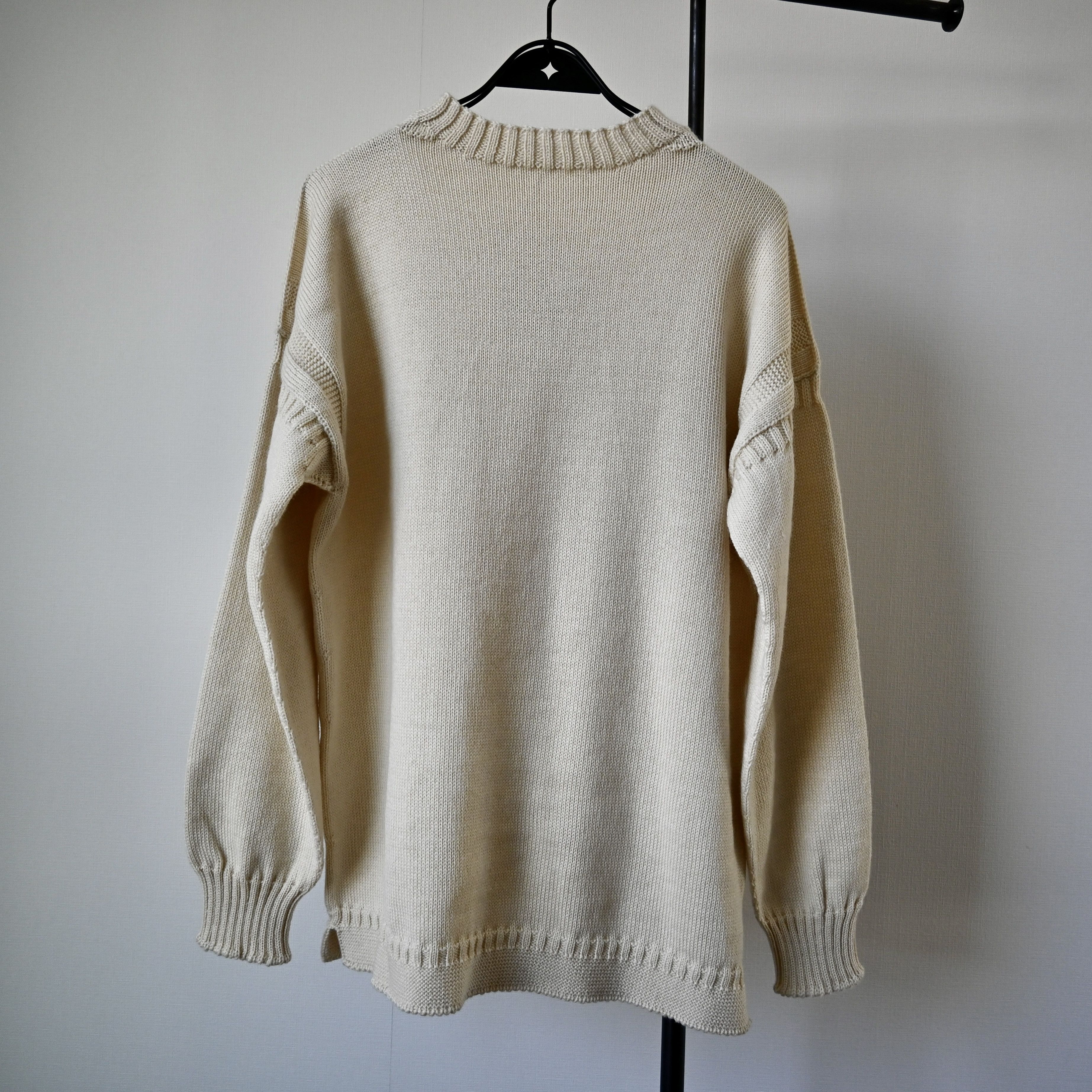 Other UNUSED, Guernsey Woollens traditional jumper, cream Size US XL / EU 56 / 4 - 2 Thumbnail