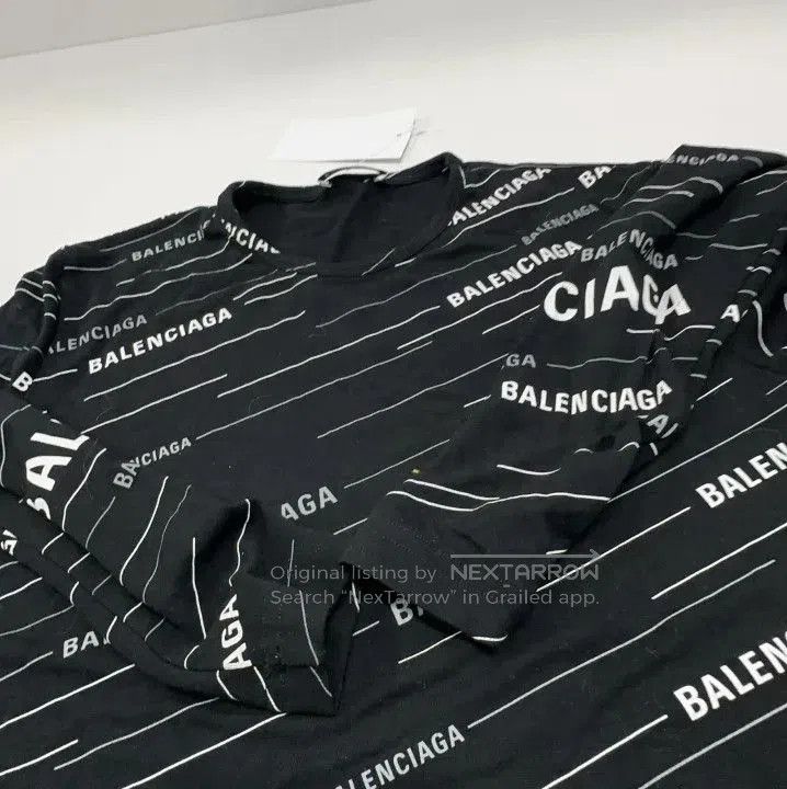 Balenciaga Balenciaga Long Sleeve Stretch Black T. Size US M / EU 48-50 / 2 - 5 Thumbnail
