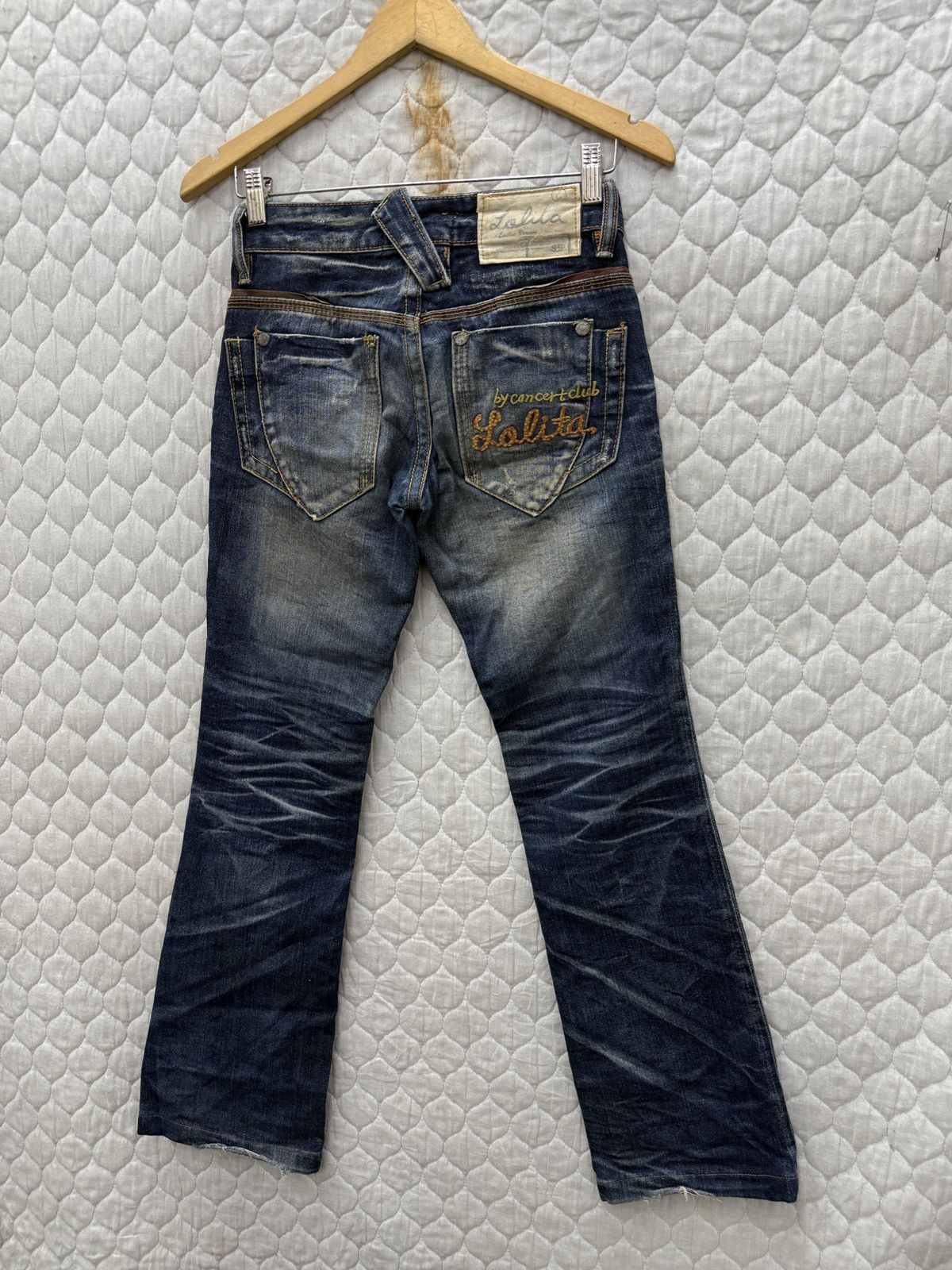 14th Addiction 🔥🔥🔥ARCHIVE VINTAGE LOLITA FLARE JEANS Size 26" / US 2 / IT 38 - 5 Thumbnail