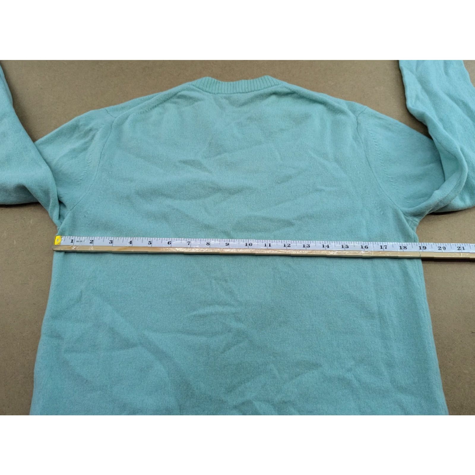 Acne Studios Acne Studios Nalon Face Sweater Mens Medium Teal Wool Crewneck Pullover Knit Classic Casual Shirt? Size US M / EU 48-50 / 2 - 7 Thumbnail