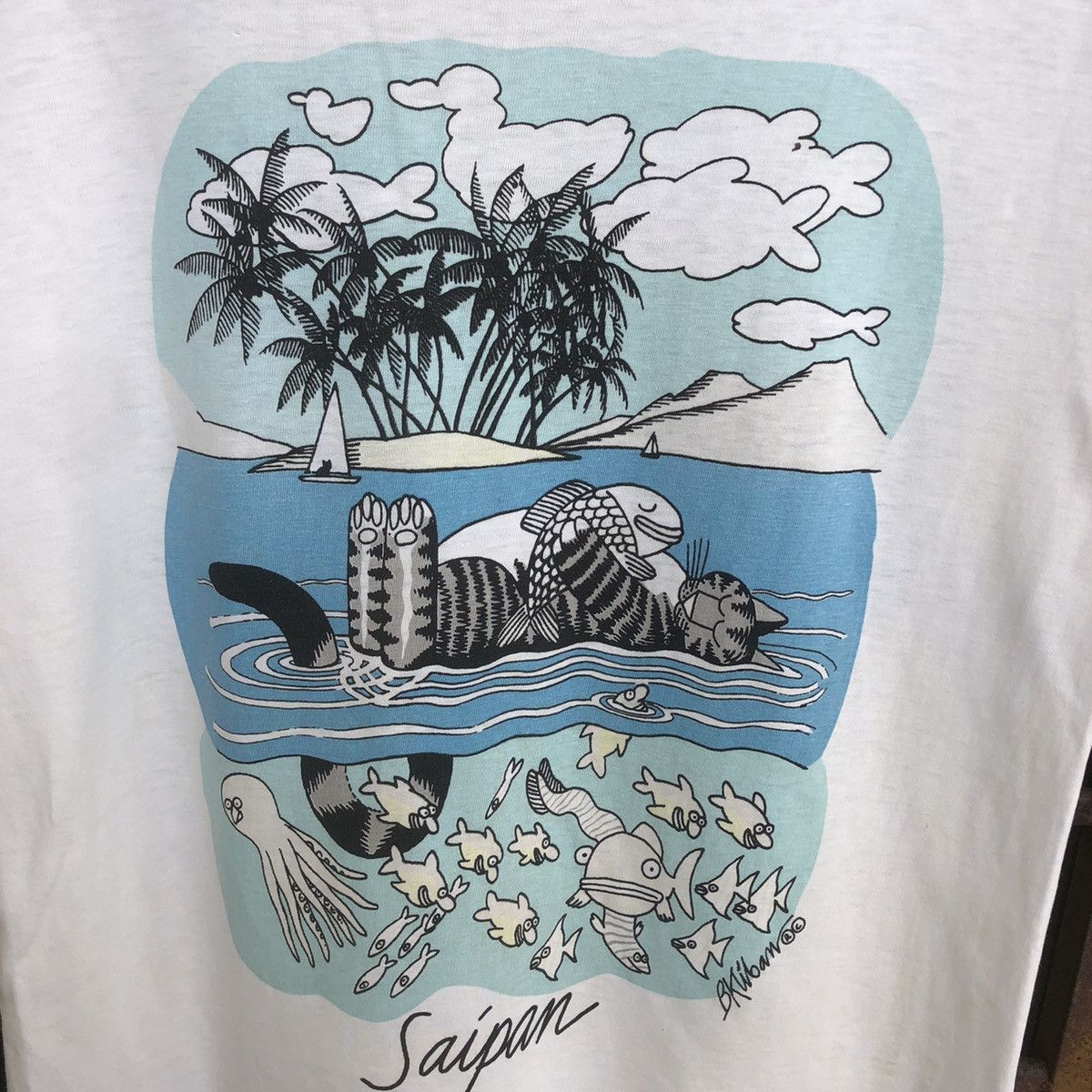 Vintage 90’ Hawai Saipan Japan Shirt Size US M / EU 48-50 / 2 - 2 Thumbnail