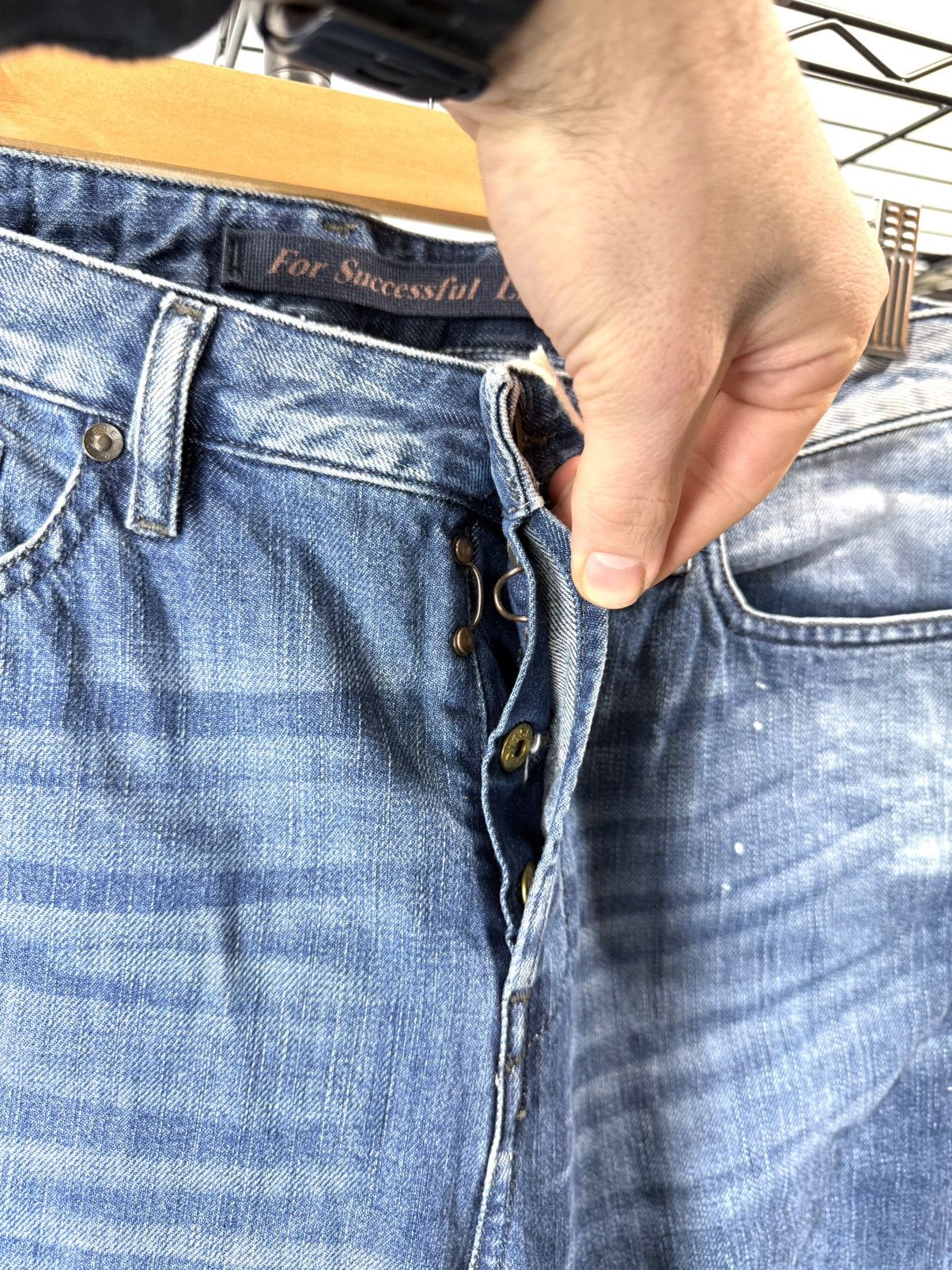Diesel Vintage Diesel Archive Denim Pants Designer Y2K Affiction Size US 26 / EU 42 - 8 Thumbnail