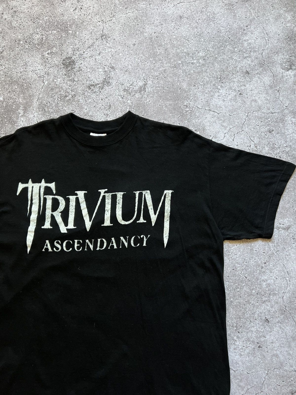 Band Tees × Vintage Vintage 2006 Trivium Ascendancy Tour Metal Band T-shirt Size US L / EU 52-54 / 3 - 3 Thumbnail