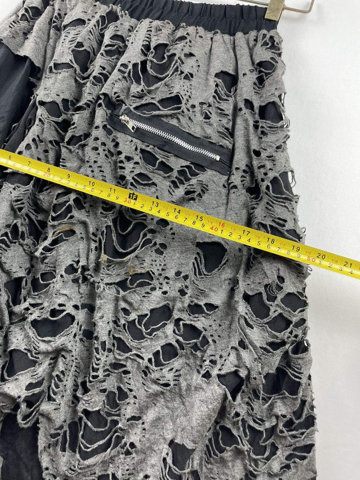 Other Devil Fashion Tattered Gothic Skirt Creepy Nightshade Model Size 24" / US 00 / IT 34 - 11 Thumbnail