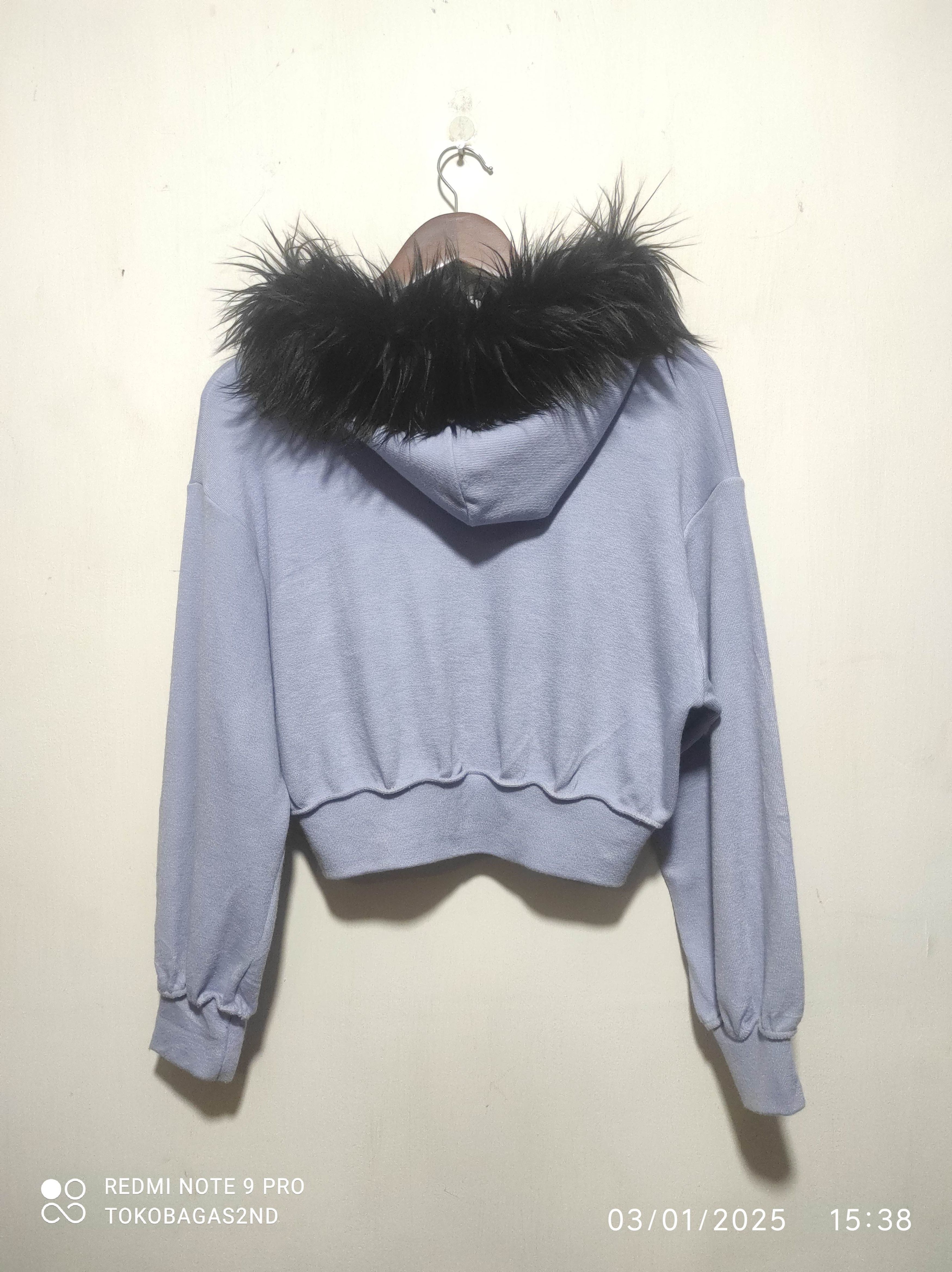 Hysteric Glamour Egoist Crop Zip Fur Hoodie IfSixWasNine LGB style Size M / US 6-8 / IT 42-44 - 12 Thumbnail