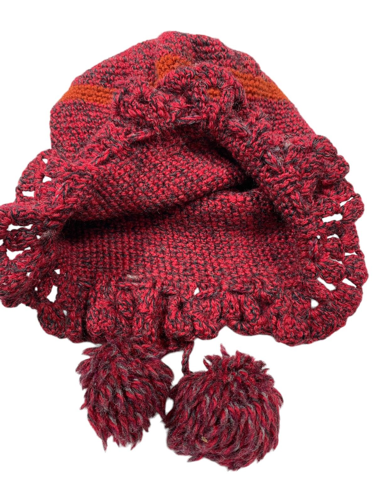 Kapital Crochet knitted handmade Hats RARE Size ONE SIZE - 5 Thumbnail