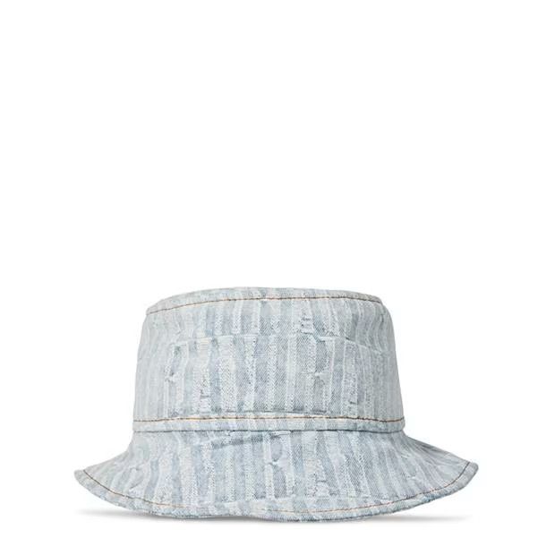 o1g2r1mq0324 Size: OS Bucket Hat in Stone Blue
