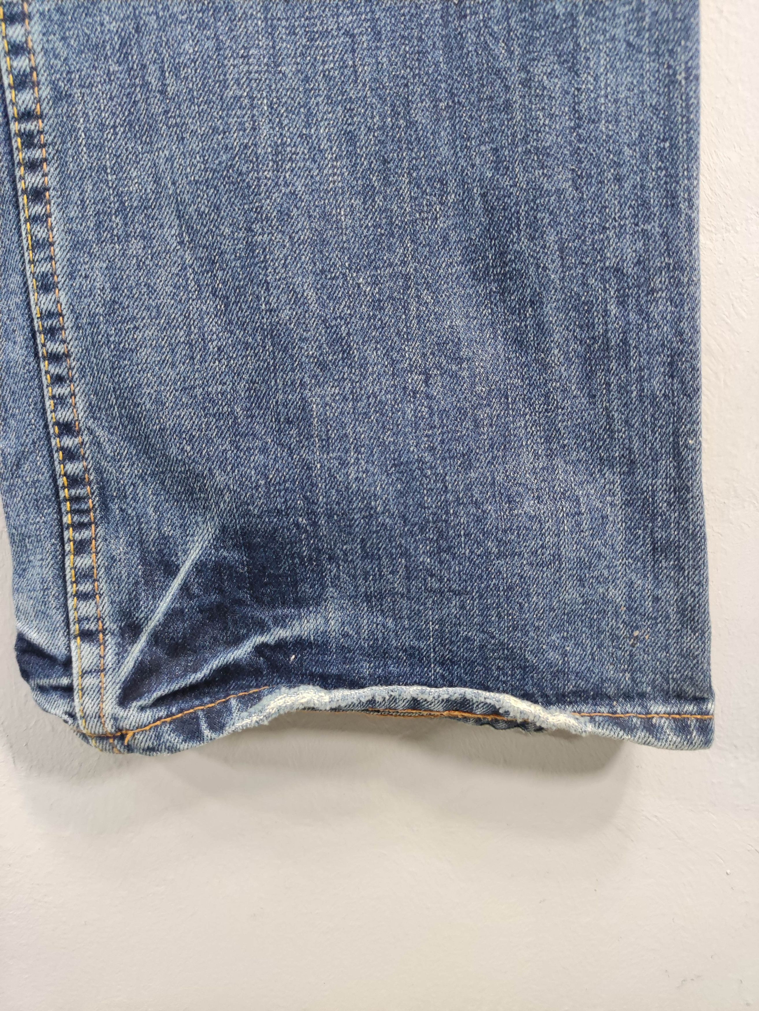 Japanese Brand Vintage Uj Jeans Distressed Denim Size US 32 / EU 48 - 7 Thumbnail