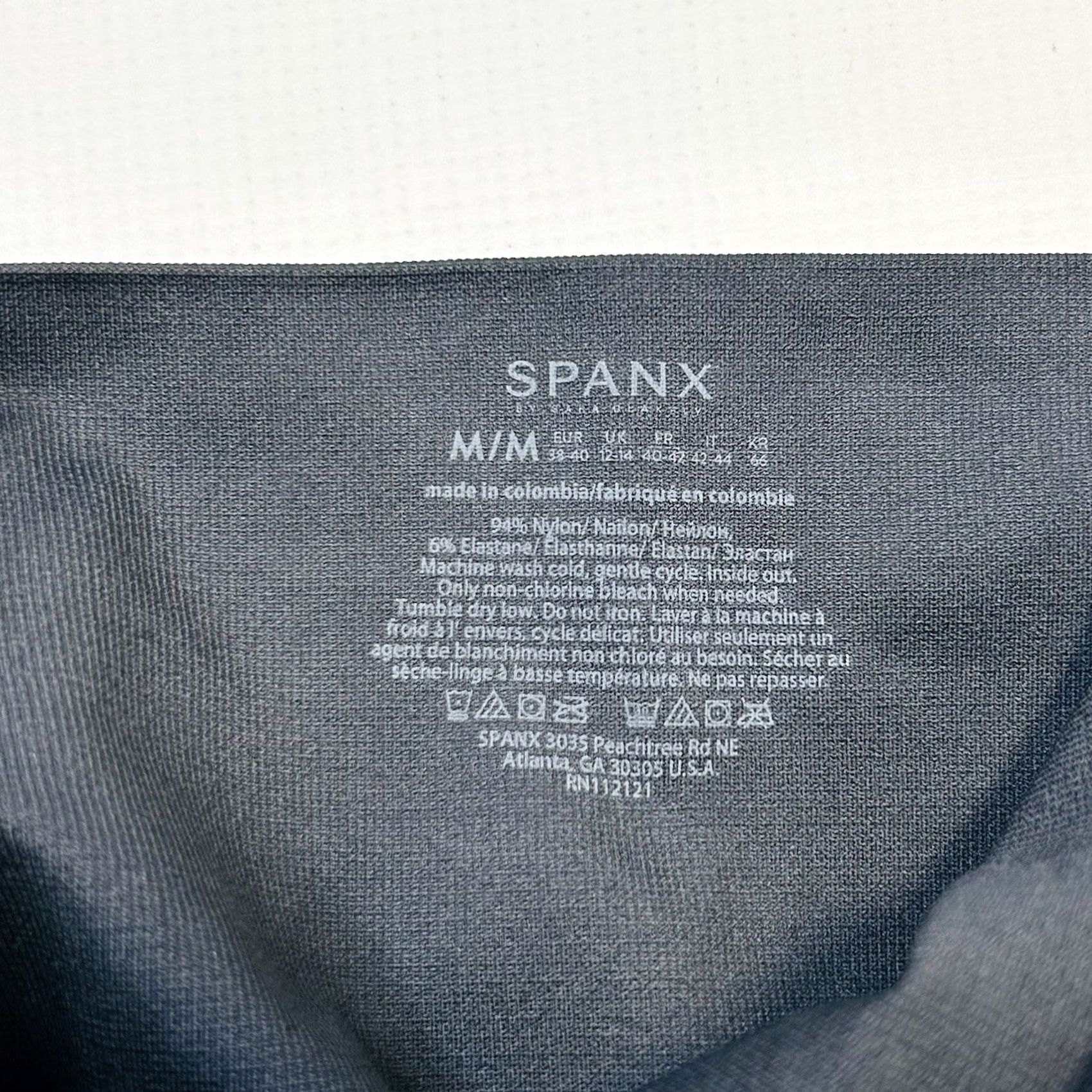 Spanx Spanx Seamless Leggings Women's Size M Black Grey Camo Ankle 25in Inseam Slim Stretch Regular Yoga Activewear Casual Size 32" / US 10 / IT 46 - 4 Thumbnail