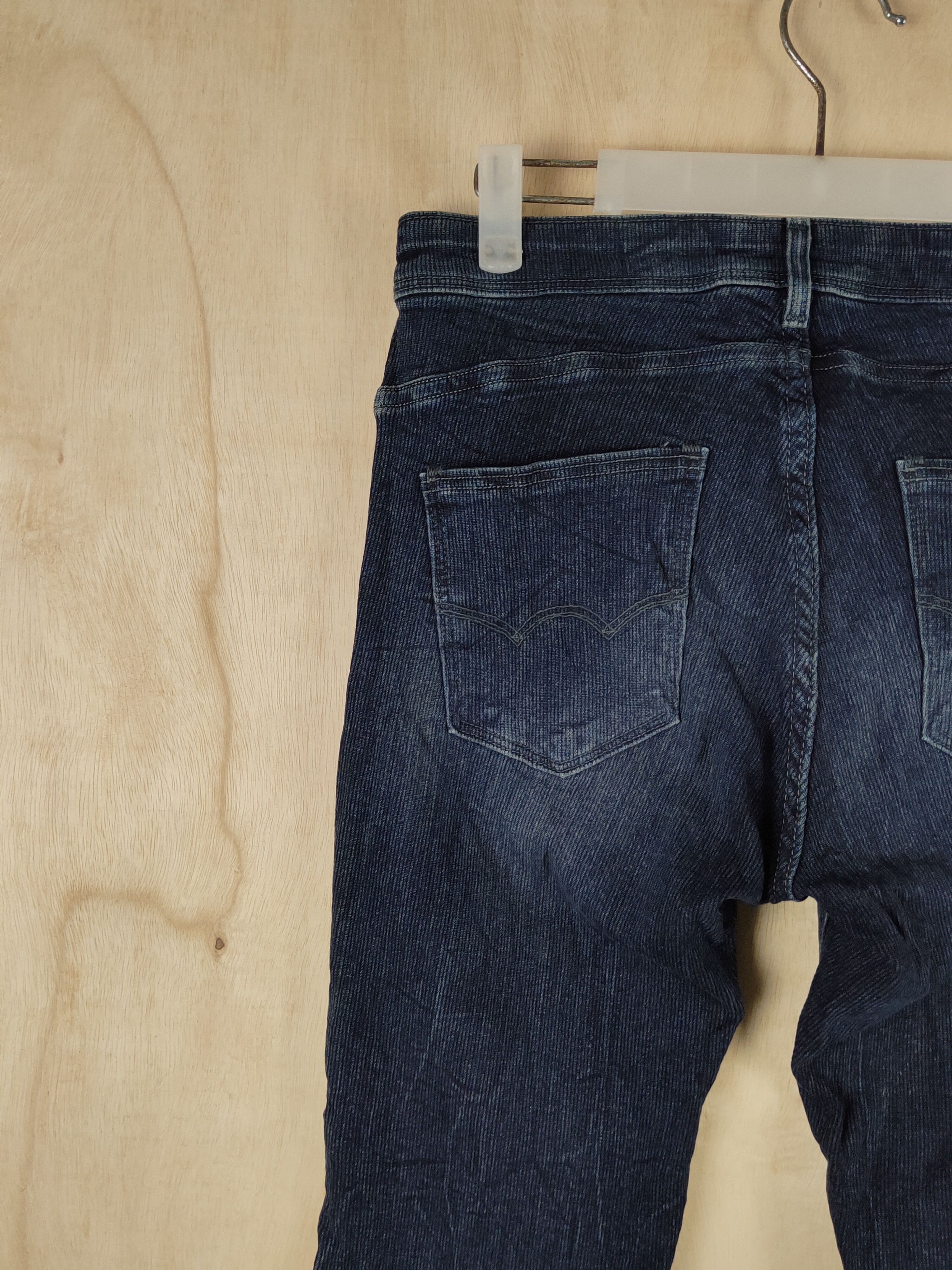 Edwin Edwin-Jerseys Dark Blue Corduroy Skinny Jeans #S2512 Size 29" - 8 Thumbnail