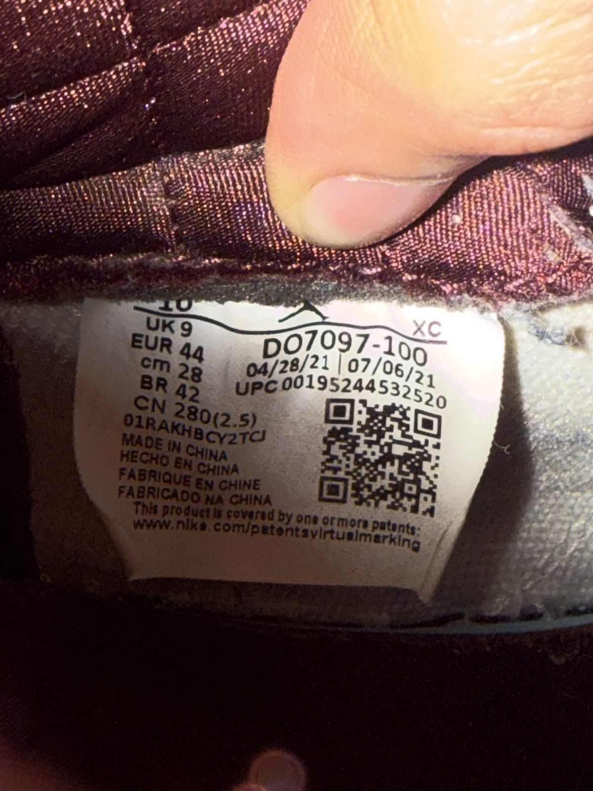 A Ma Maniere × Jordan Brand Jordan 1 A Ma Maniére Size US 10 / EU 43 - 7 Thumbnail