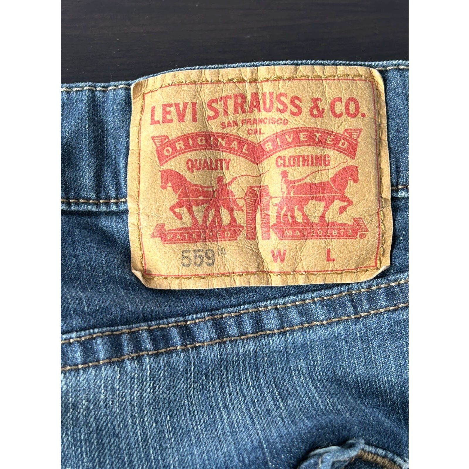 Levi's Levi's 559 Jeans Mens sz 46x30 Original Fit Denim Blue Regular 5-Pocket Denim Jeans Blue Mens Levi's 559 American Classic Modern Size US 30 / EU 46 - 5 Thumbnail