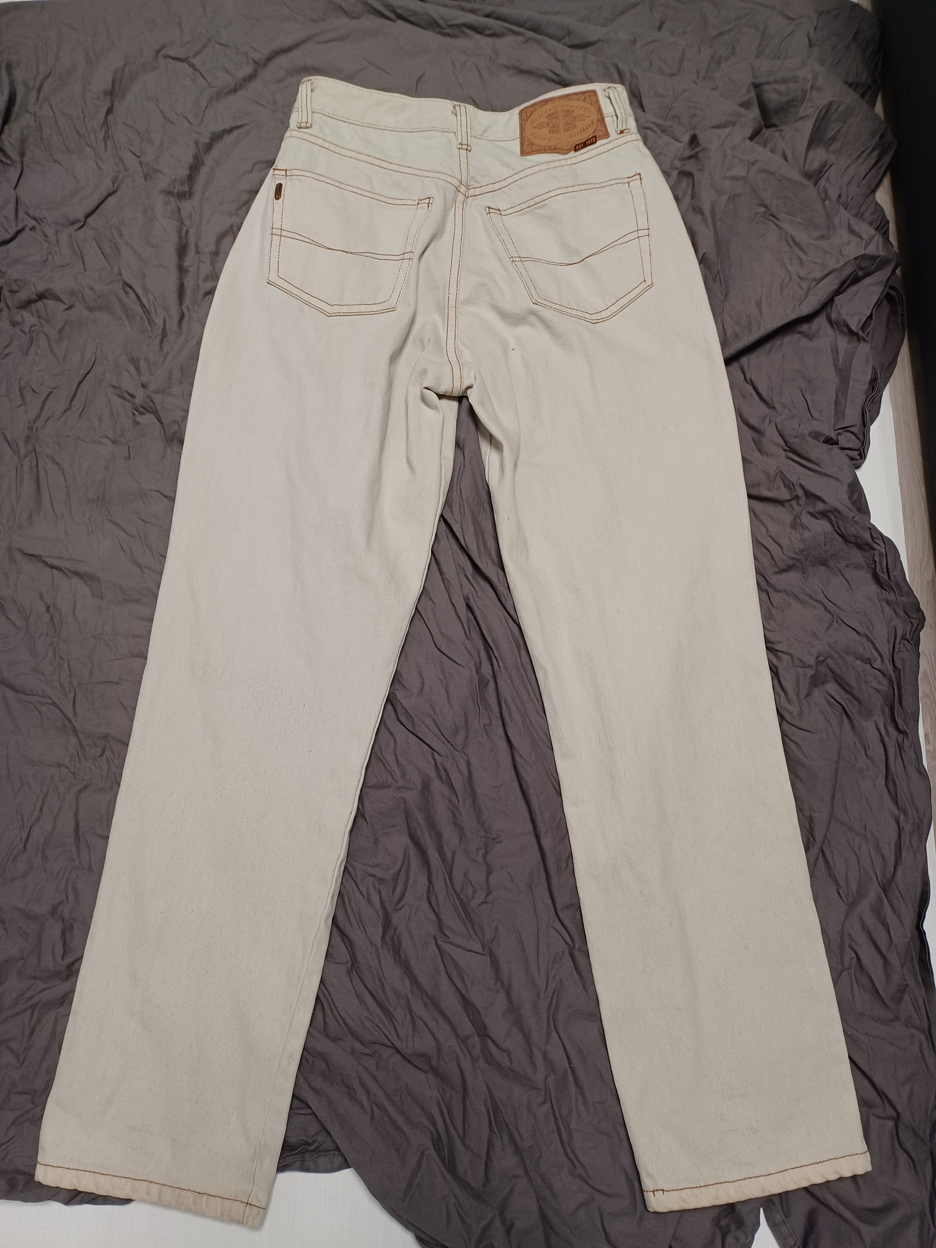Pepe Jeans PEPE JEANS VINTAGE 90S MADE IN HONG KONG WHITE DENIM Size US 29 - 2 Thumbnail