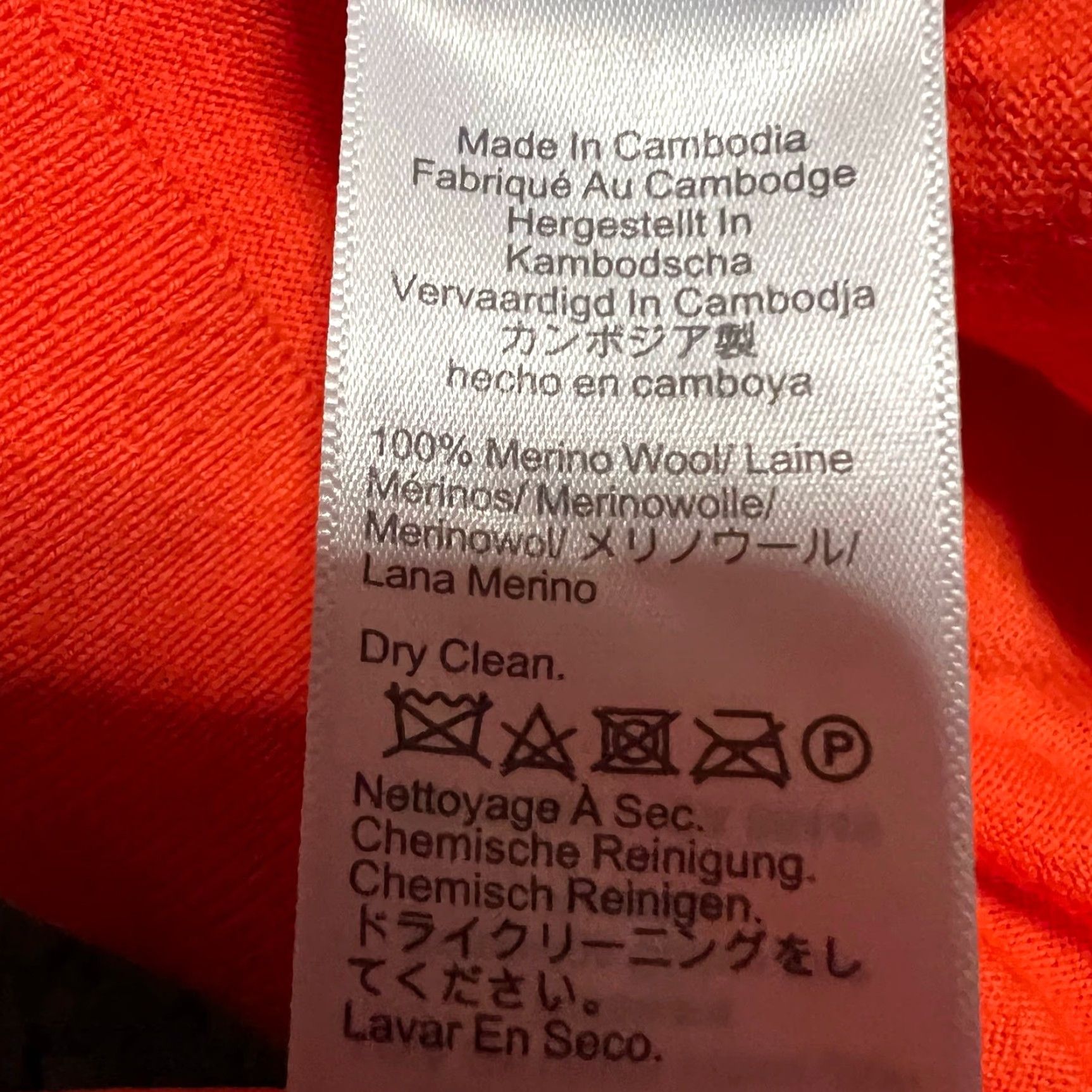 J.Crew J.Crew Halle Sweater Women XL Orange 100% Merino Wool Crew Neck Pullover Size XL / US 12-14 / IT 48-50 - 6 Thumbnail