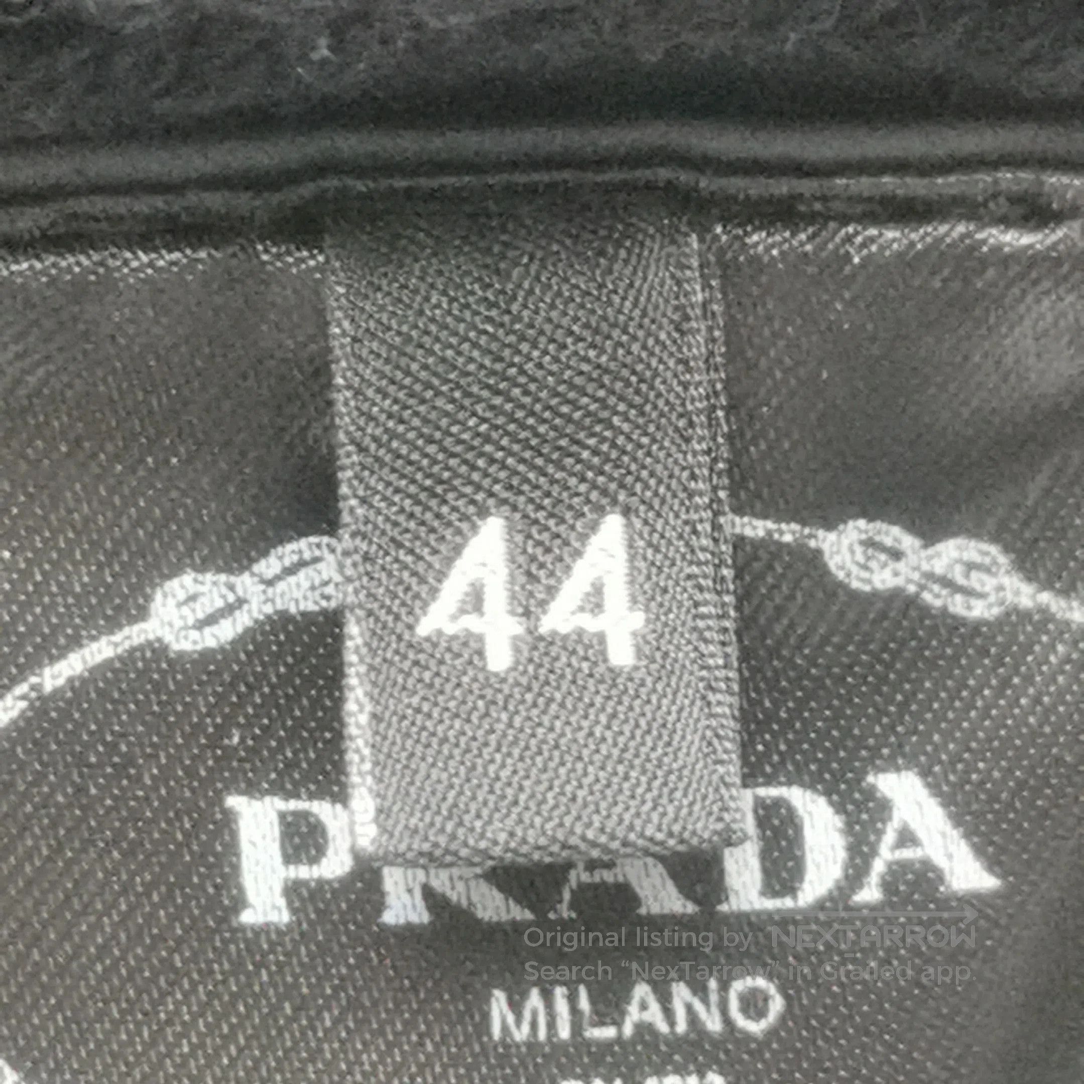 Prada Prada Black Wool Blend Ribbed Midi Skirt . Size 41" - 6 Thumbnail