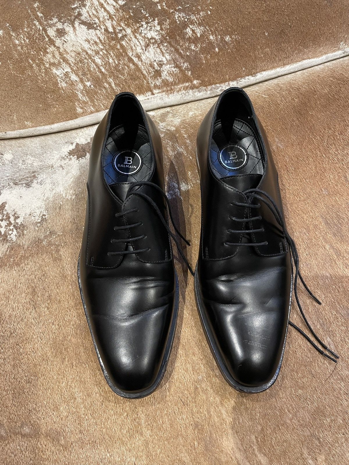 Balmain Balmain Leather Derby Shoes Size US 8 / EU 41 - 2 Thumbnail
