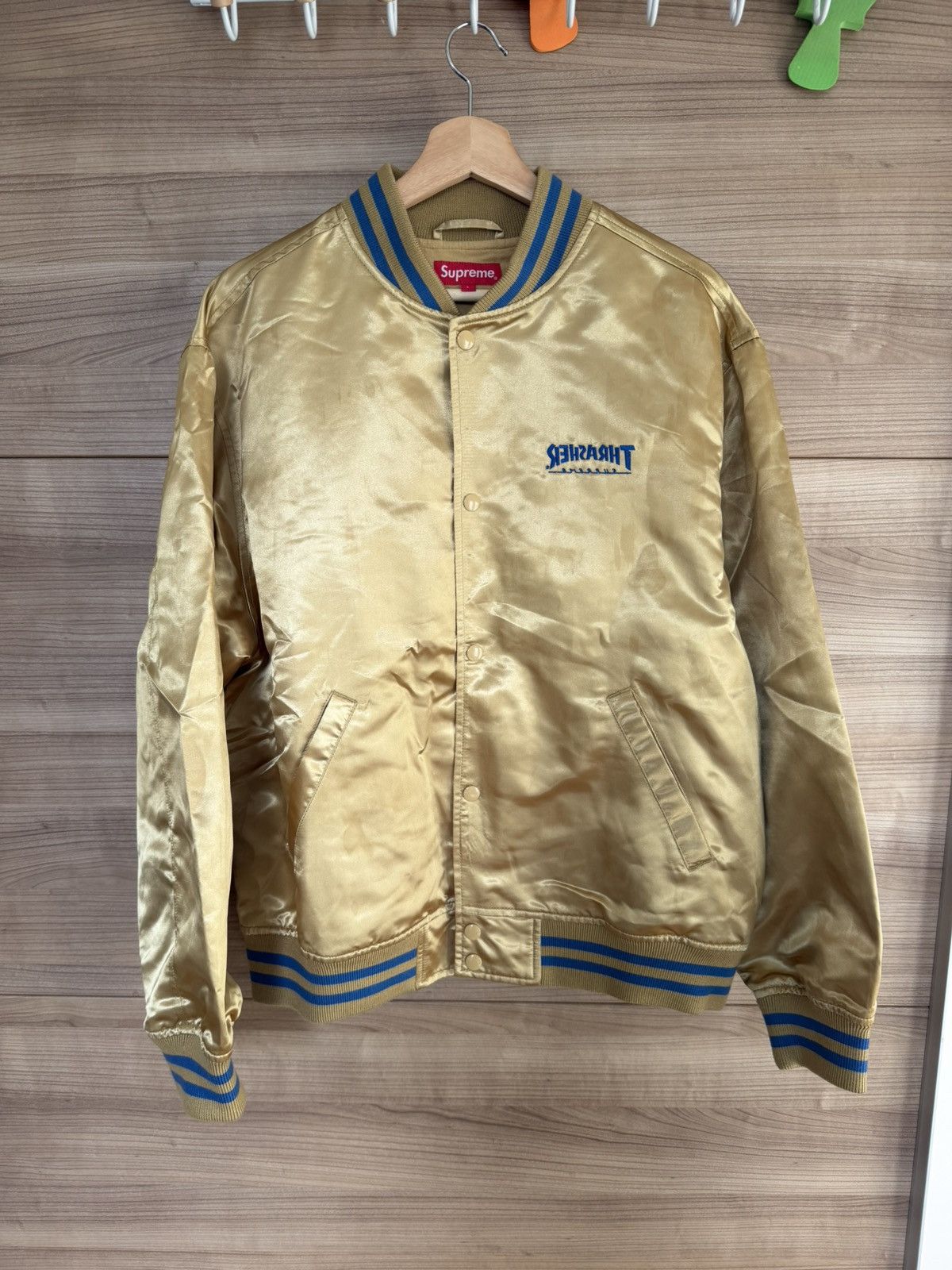 Supreme Supreme Satin Quilted Roses Bomber Jacket | Grailed
