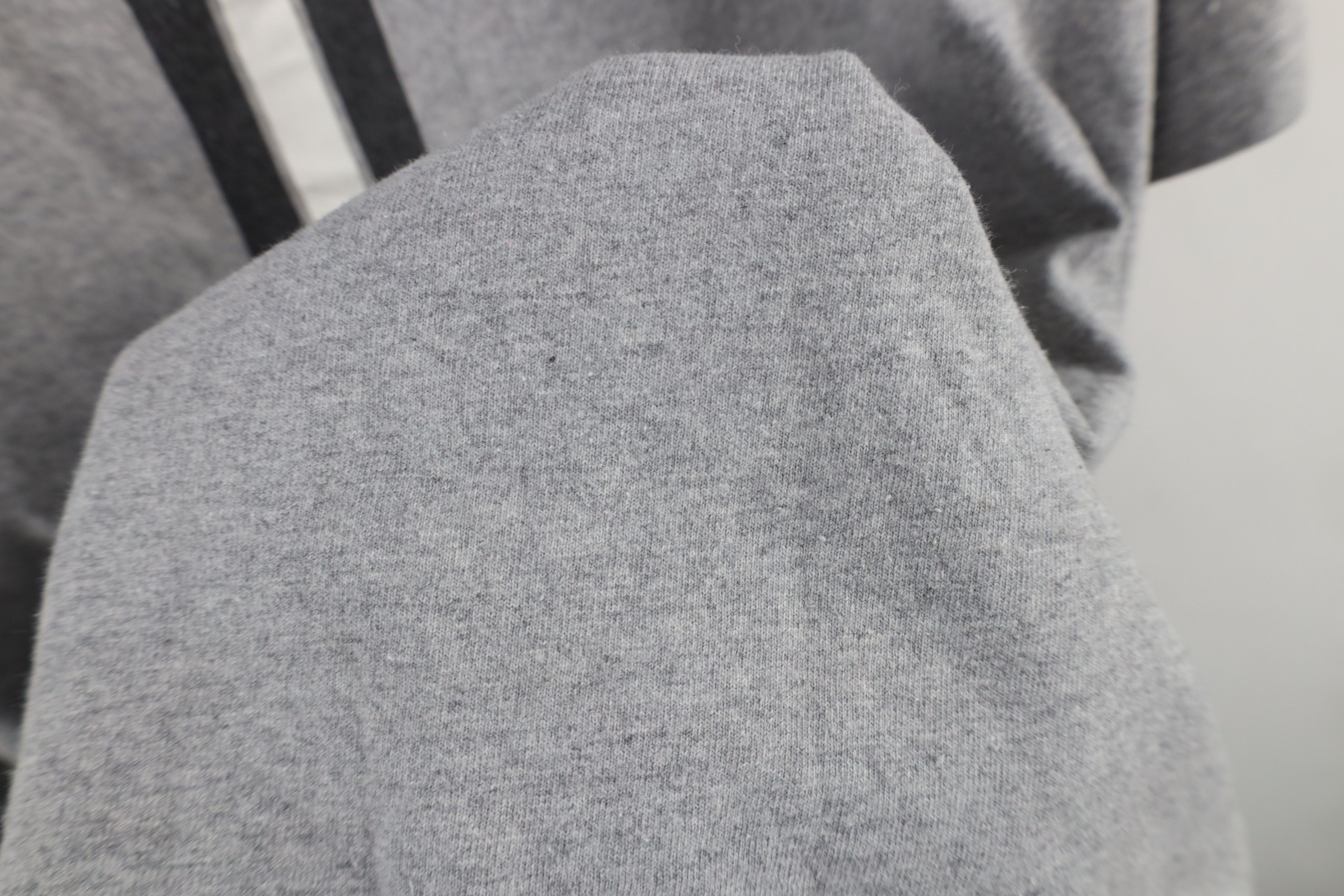 Adidas × Vintage Vintage 90s Adidas Spell Striped Trefoil T-Shirt Gray USA Size US L / EU 52-54 / 3 - 8 Thumbnail