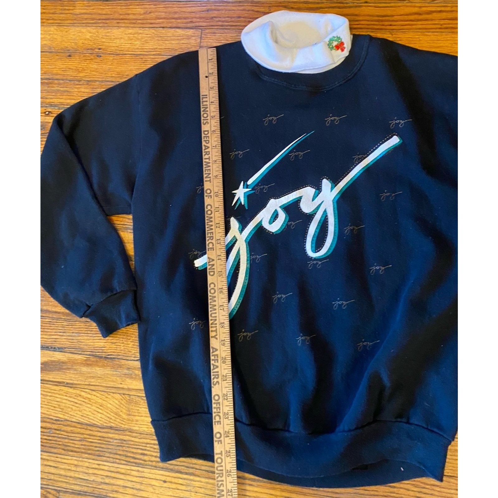 Vintage VTG Joy Sweatshirt Turtleneck Collar Pullover Women’s XL Size XL / US 12-14 / IT 48-50 - 7 Thumbnail