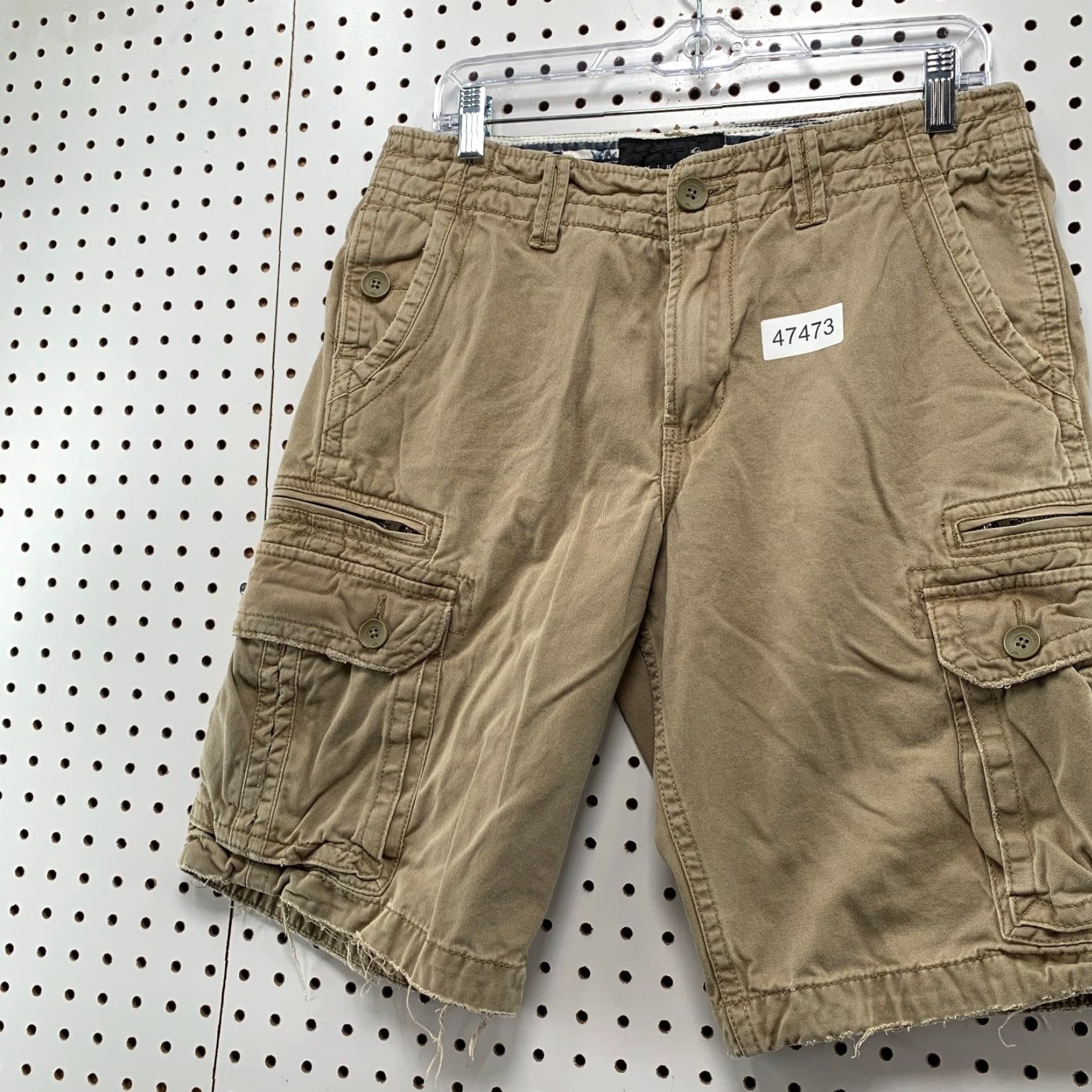 Quiksilver Quiksilver Cargo Shorts Mens 31 Tan Military Outdoor Utility Bermuda Beige 32x12 Mens Size US 27 - 5 Thumbnail