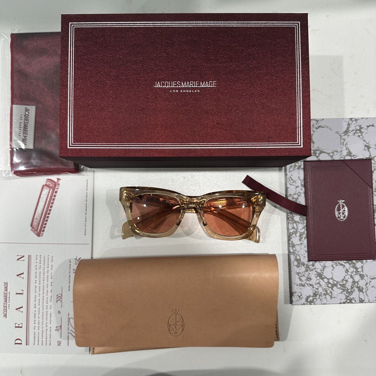 JMM DEALAN TAN SUNGLASSES