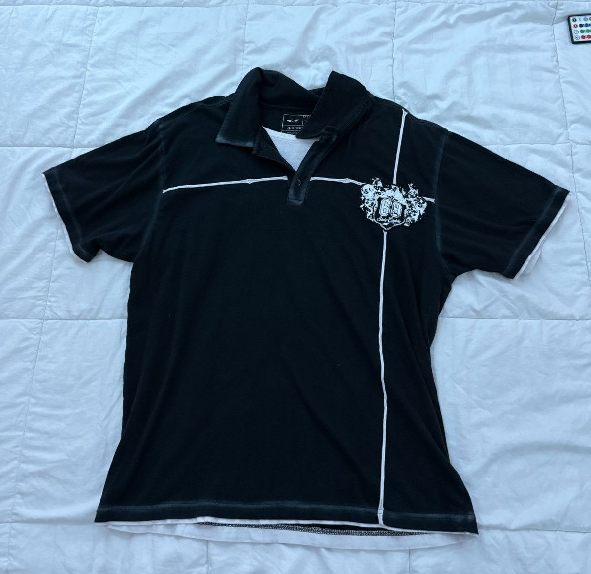 Vintage USED XL Giorginni Polo T-shirt Size US XL / EU 56 / 4 - 1 Thumbnail