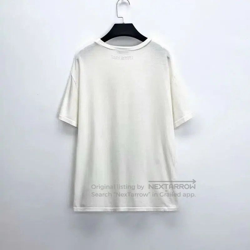Dior Dior Spring/Fall White Cotton Graphic Tee . Size L / US 10 / IT 46 - 2 Thumbnail