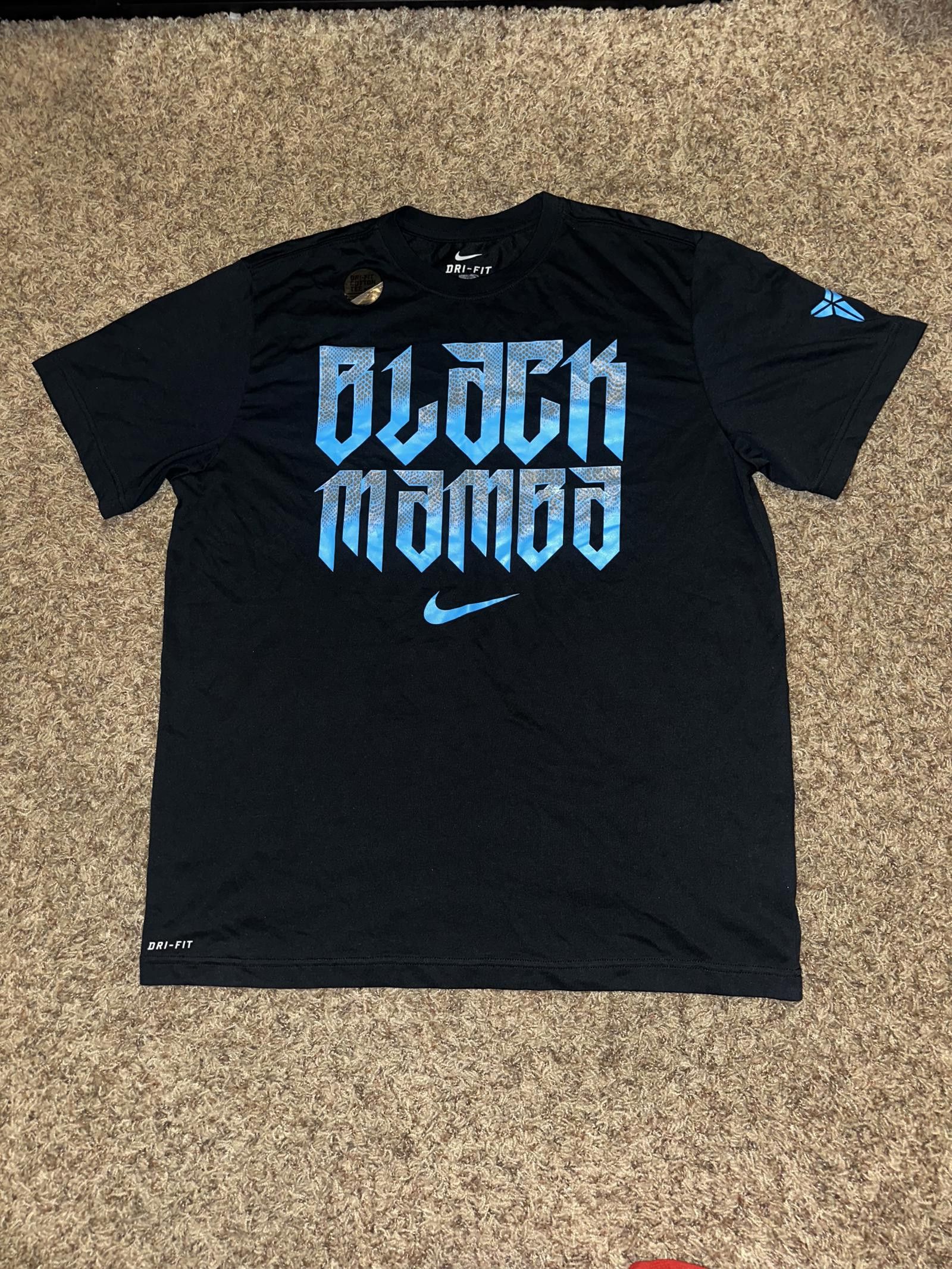 Kobe Mentality Nike Nike Dri fit Black Mamba Black Kobe Bryant Shirt 2011 Grailed