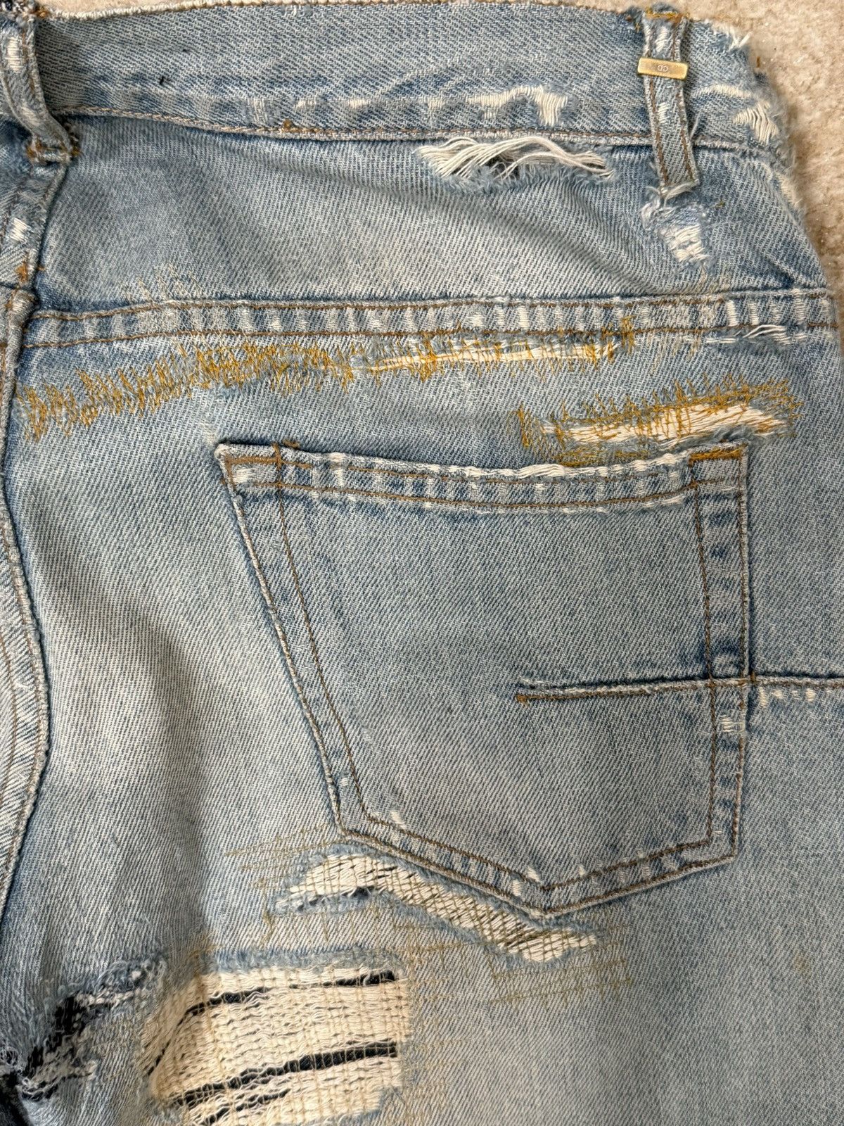 Dior Dior homme ss06 crash denim Size US 28 / EU 44 - 3 Thumbnail