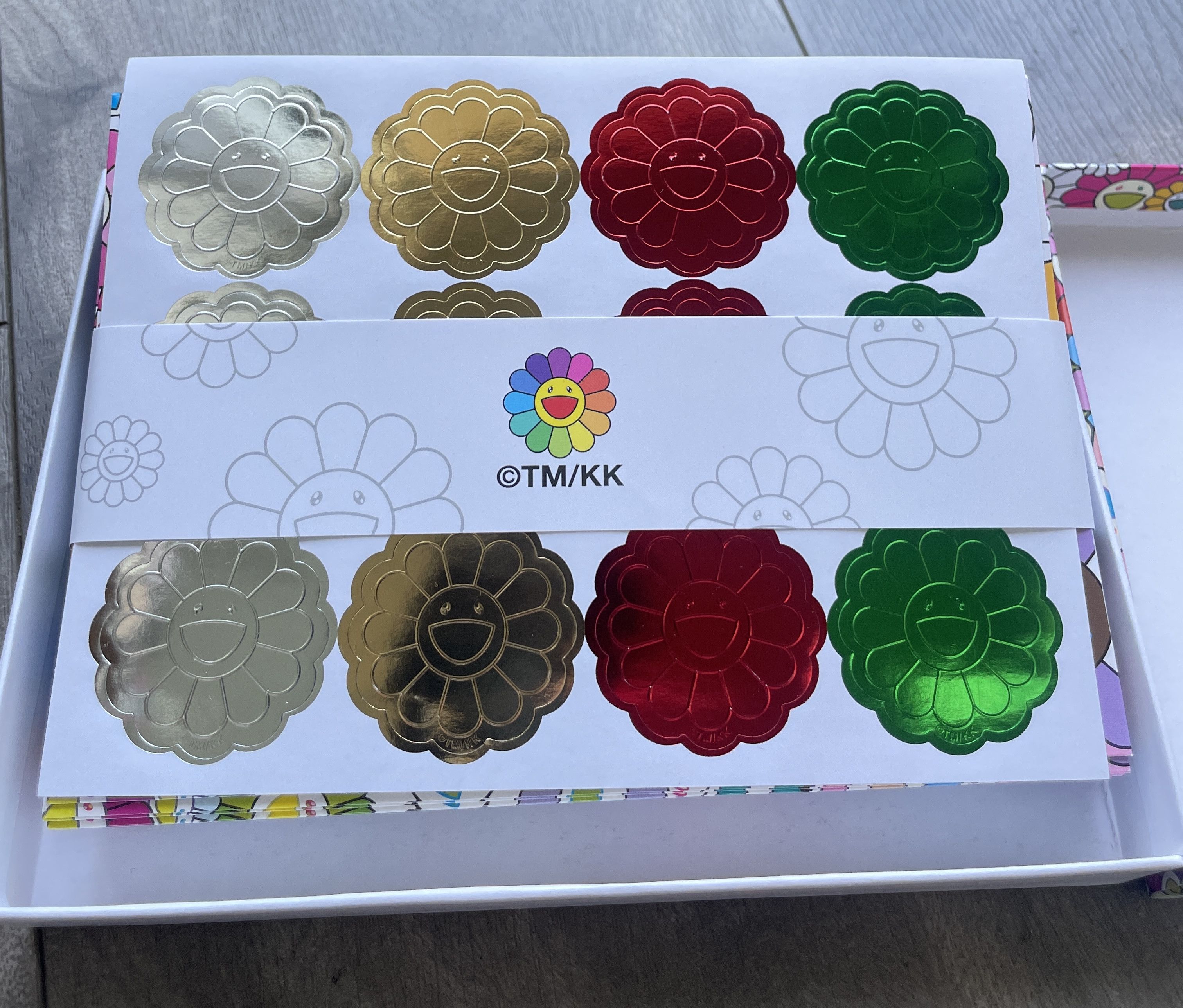 Japanese Brand New Murakami TM/KK Stationary Set 12 Cards, Stickers Size ONE SIZE - 3 Thumbnail