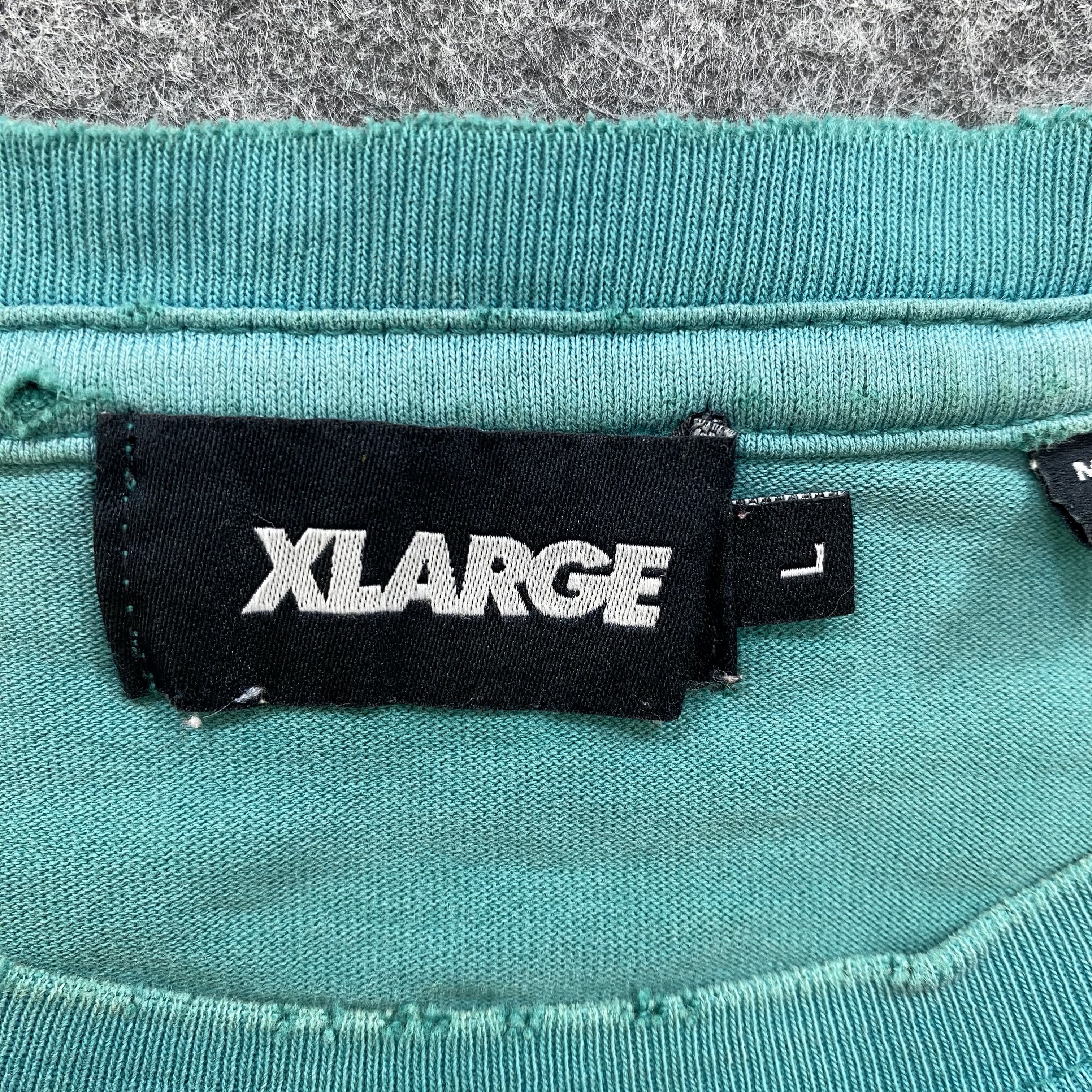 X-LARGE Vintage XLARGE DONT FRONT Distressed tshirt-N029 Size US L / EU 52-54 / 3 - 3 Thumbnail