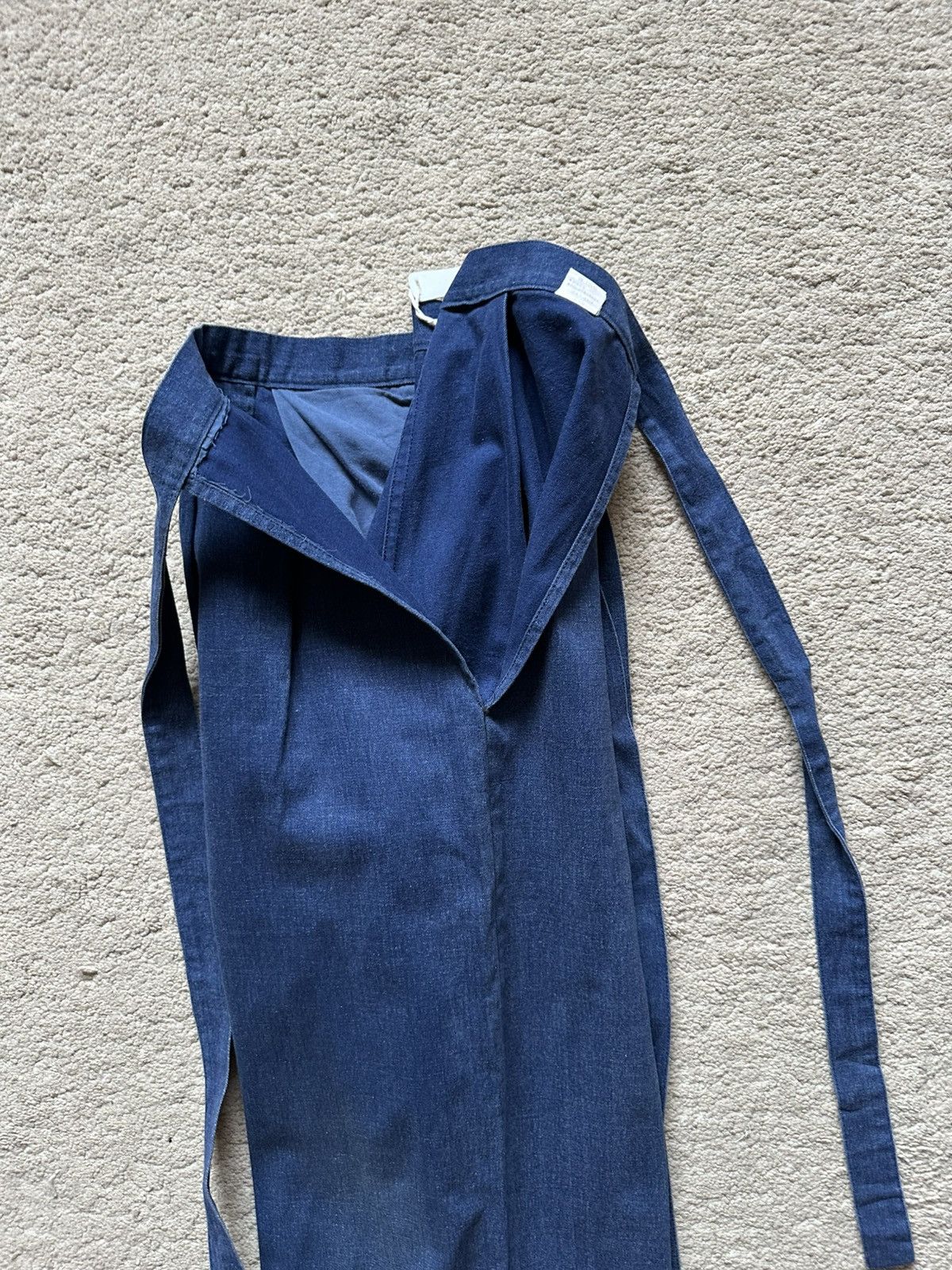Japanese Brand 1990s Japanese Blue Denim Umanori hakama Pant Size US 29 - 12 Thumbnail