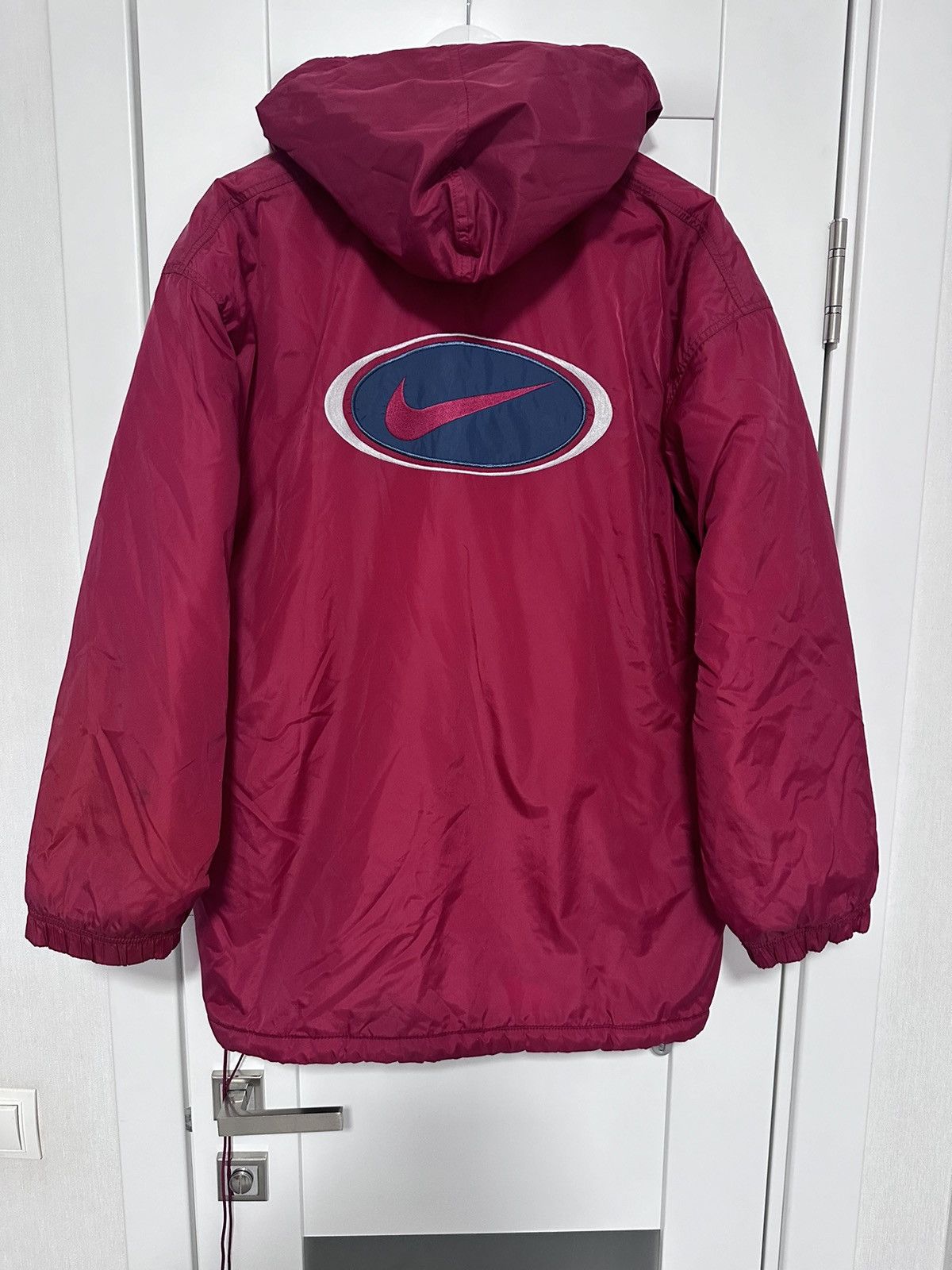 Nike × Vintage Nike Vintage Swoosh Jacket Big Logo Mens Size M Size US M / EU 48-50 / 2 - 2 Thumbnail