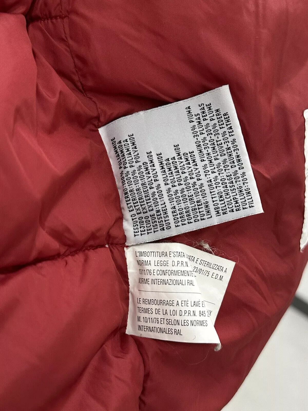 Aspesi DDP Alberto Aspesi Womens Down Vest Jacket Red Zip Size XL / US 12-14 / IT 48-50 - 14 Thumbnail