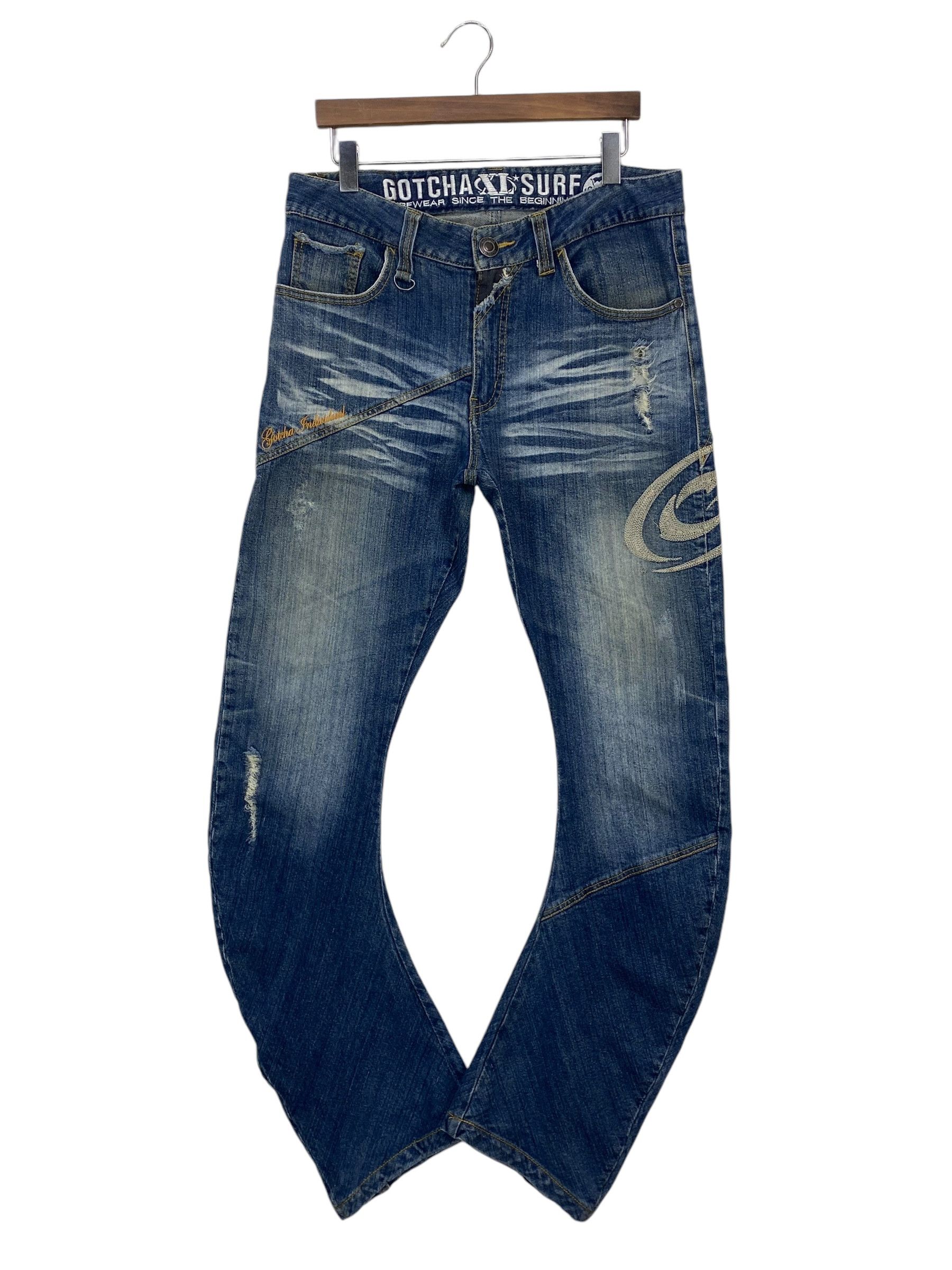Japanese Brand Gotcha J-Shape Skateboard Surf Jeans Size US 32 / EU 48 - 1 Thumbnail
