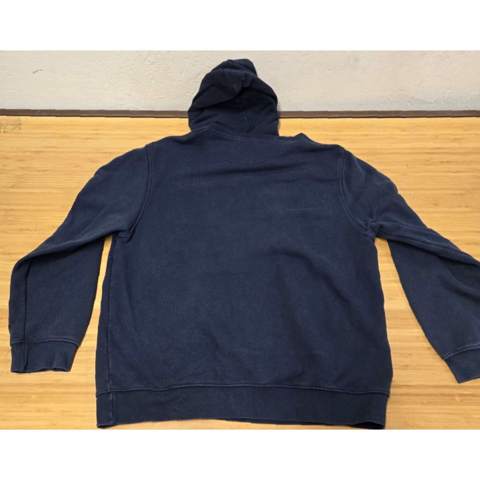 Nike VINTAGE Nike Sportswear Hoodie Spellout Center Logo Silver Tag Large Blue Size US L / EU 52-54 / 3 - 5 Thumbnail