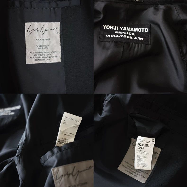 Yohji Yamamoto Yohji Yamamoto Yohji Yamamoto Long Coat with Side Zipper Size US M / EU 48-50 / 2 - 7 Thumbnail