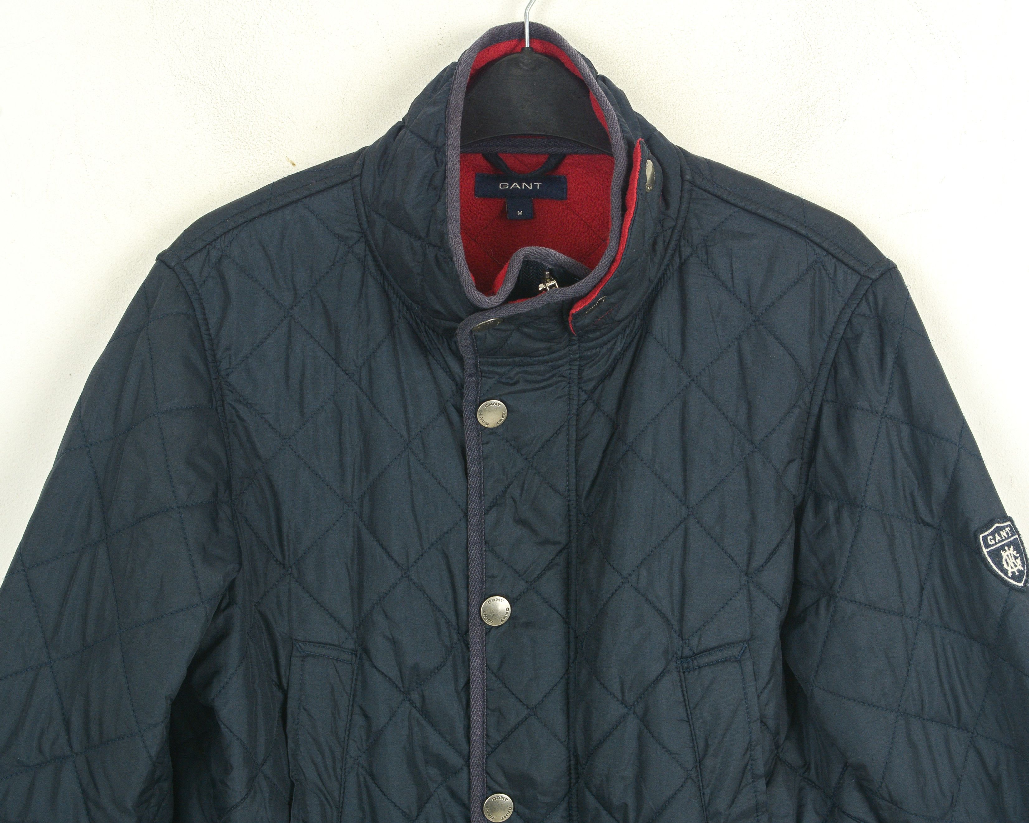 Gant BERNARD Fleece Lined Quilter Jacket M Diamond Coat Quilted Size US M / EU 48-50 / 2 - 2 Thumbnail