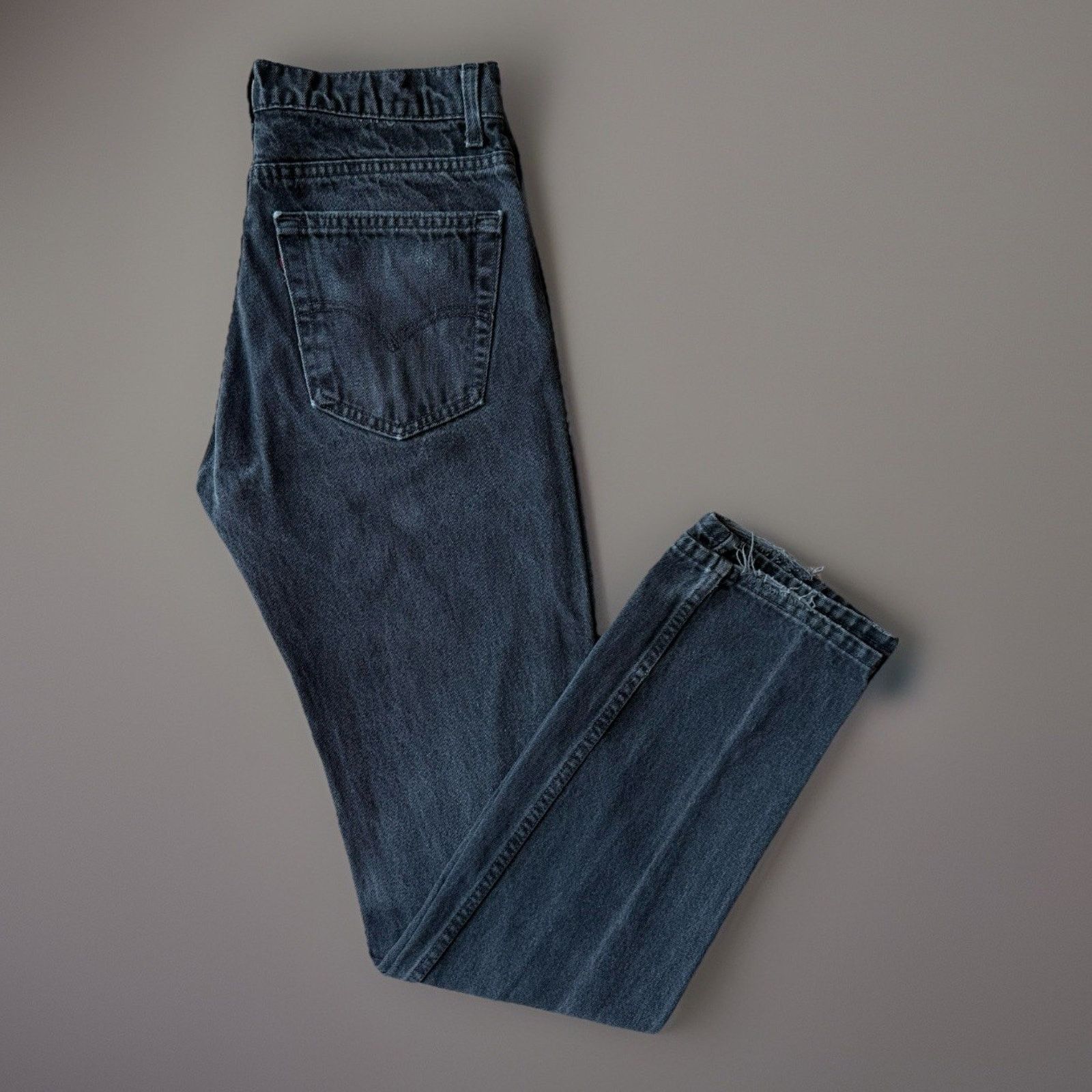 Levi's × Vintage Vintage Levis 505 Jeans 32 Black 90s Workwear Light Wash Size US 32 / EU 48 - 1 Thumbnail