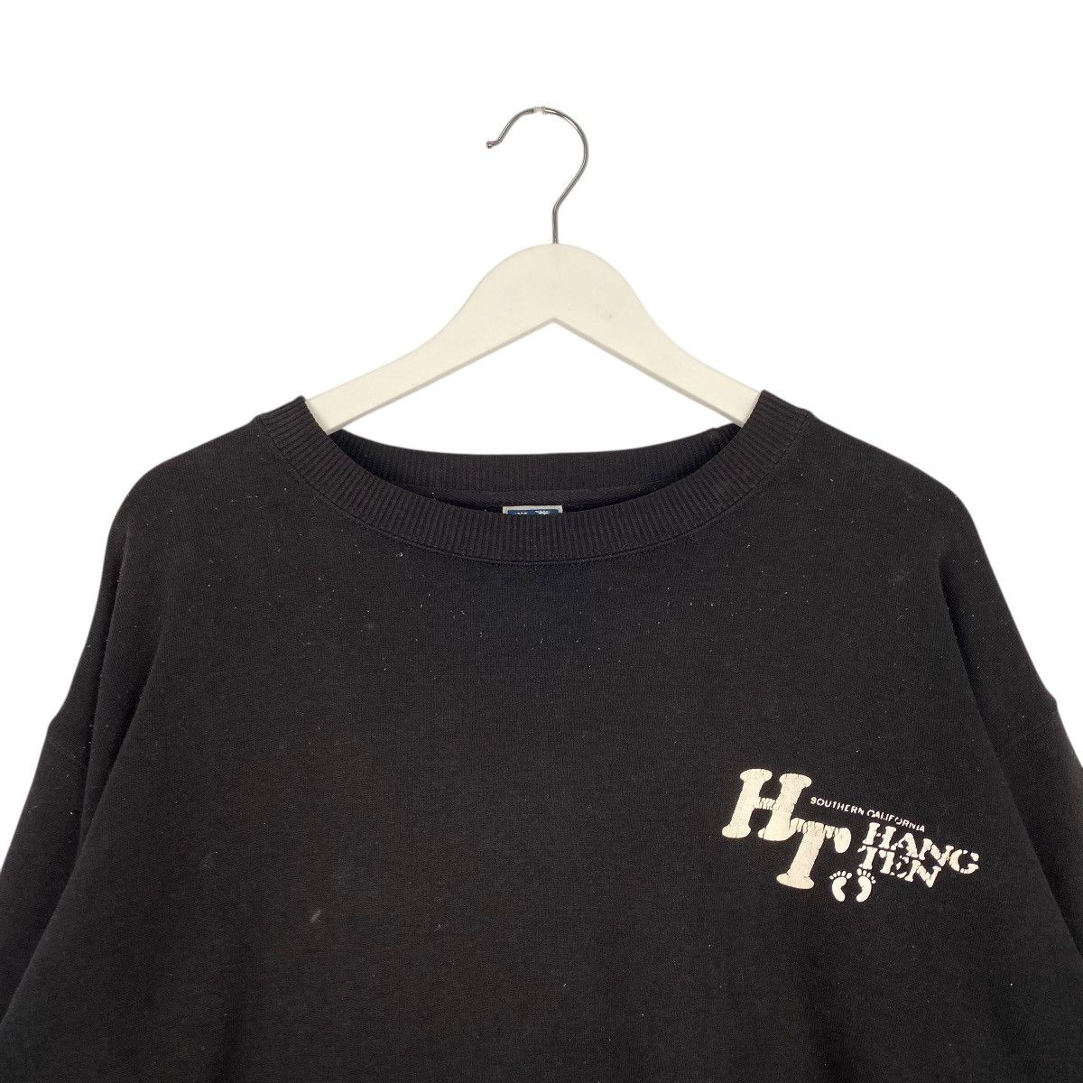 Vintage Vintage Hang Ten Surf Sweatshirt Crewneck Black Size M Size US M / EU 48-50 / 2 - 4 Thumbnail