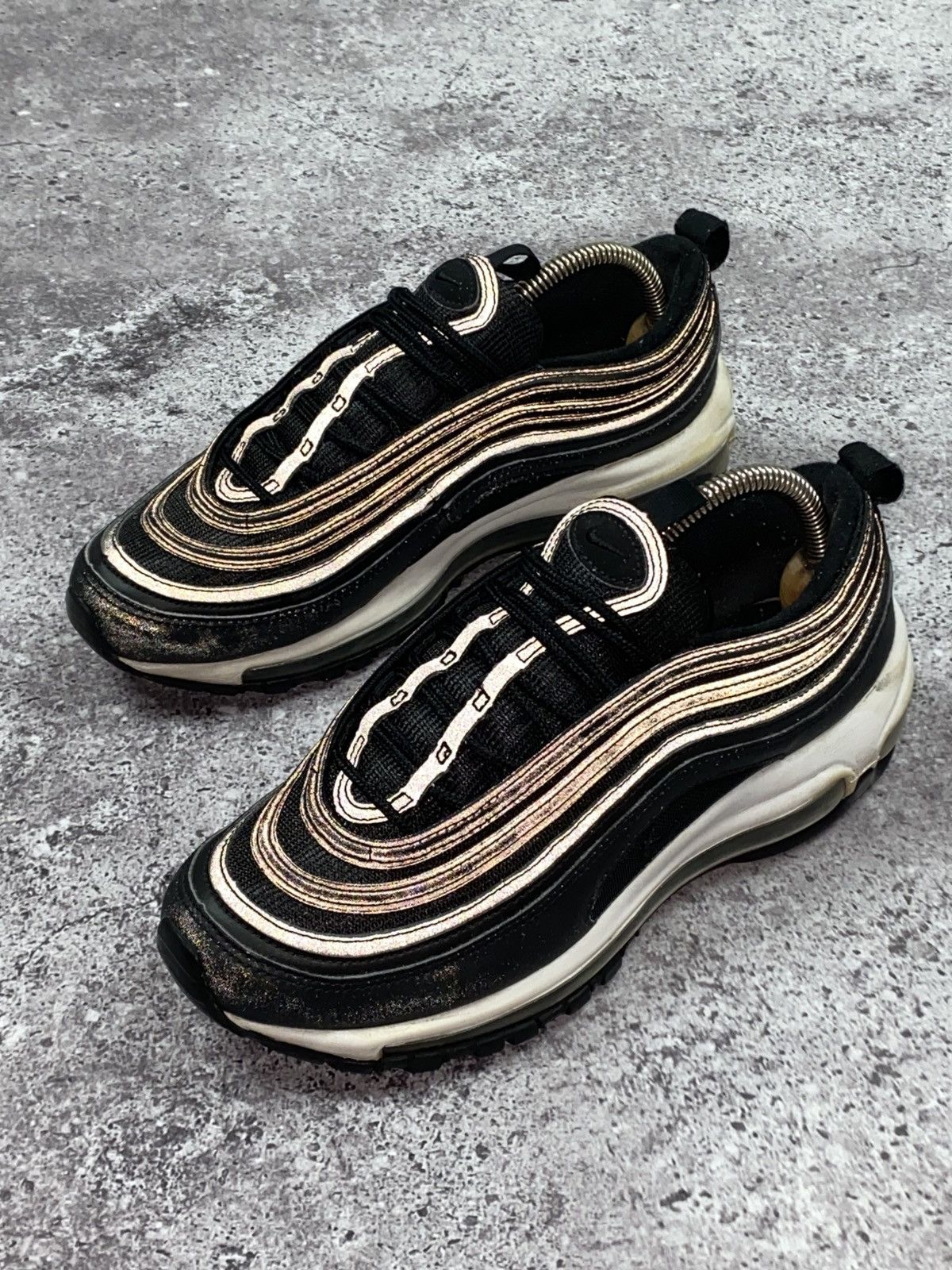 Nike Nike Air Max 97 Black Reflective Size US 7.5 / IT 37.5 - 3 Thumbnail