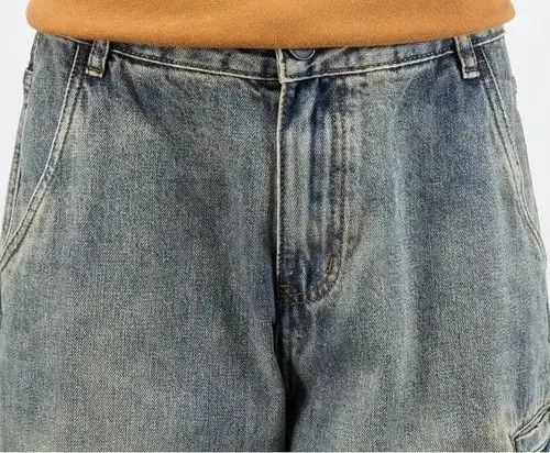 Japanese Brand × Vintage Stretch Men's Jeans Washed Motorcycle Trousers Size US 31 - 3 Thumbnail
