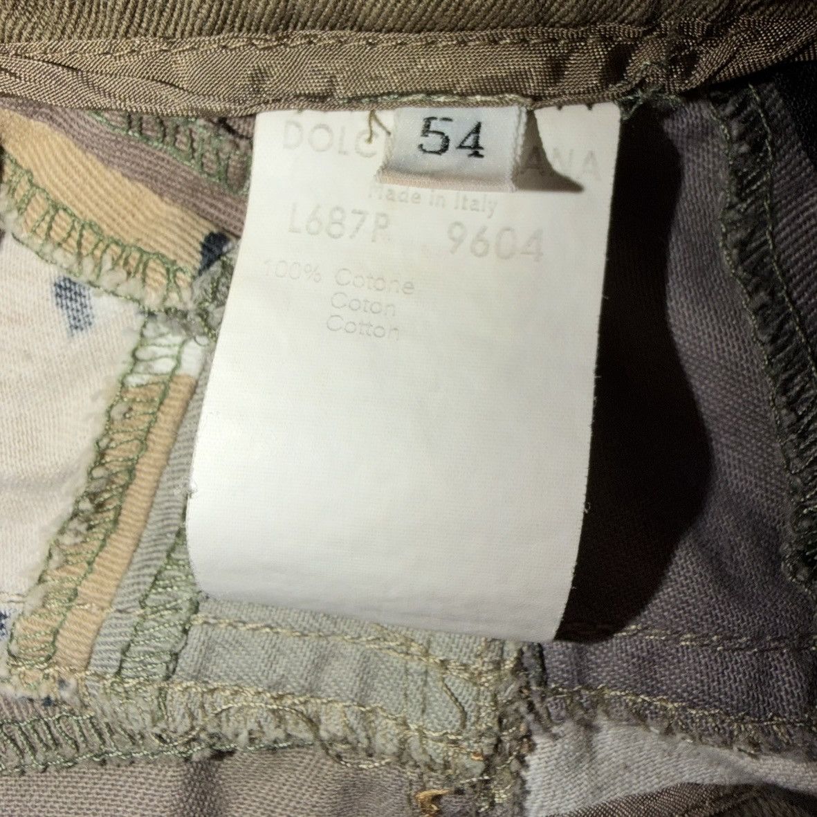 Dolce & Gabbana DOLCE & GABBANA VINTAGE CAMO PANTS Size US 38 / EU 54 - 6 Thumbnail