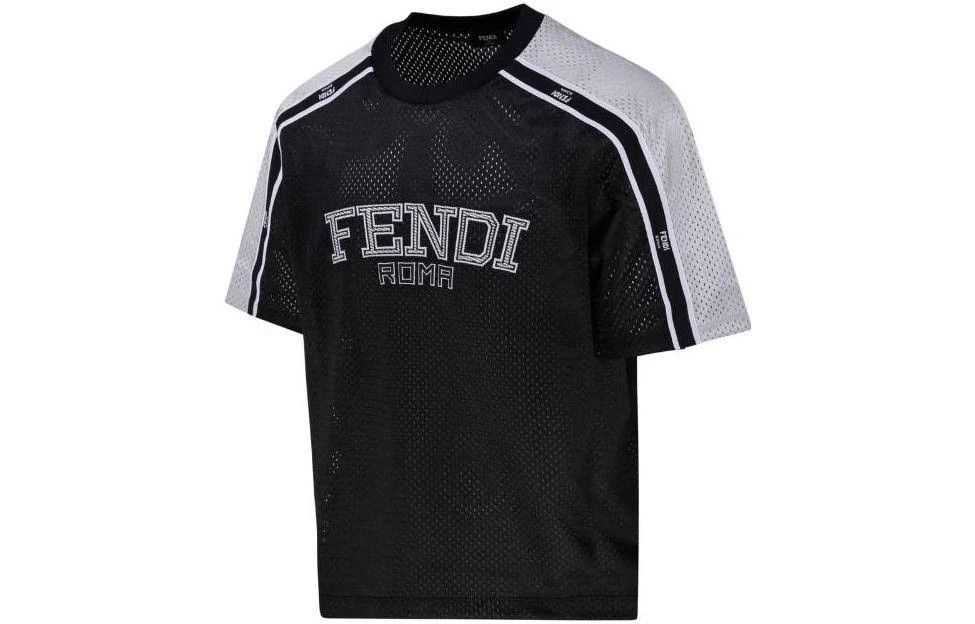 Fendi o1w1db10724 T-Shirt in Black/Silver Size US M / EU 48-50 / 2 - 9 Thumbnail