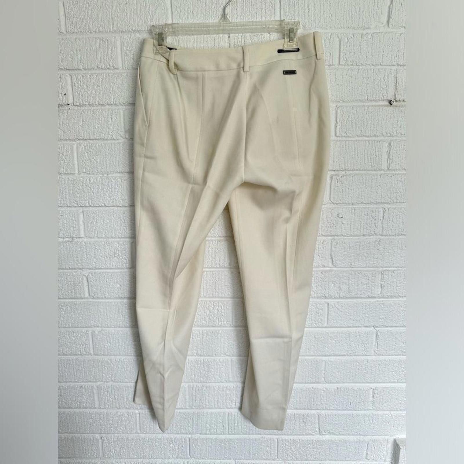 Paul & Shark Paul & Shark Cream Wide-Leg Trousers Size 30" / US 8 / IT 44 - 6 Thumbnail