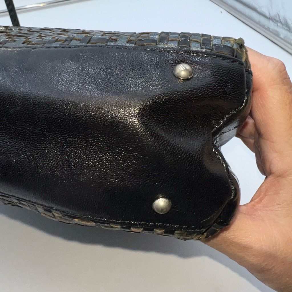 Givenchy Givenchy Vintage Woven Signature with Acrylic Handles Size ONE SIZE - 9 Thumbnail