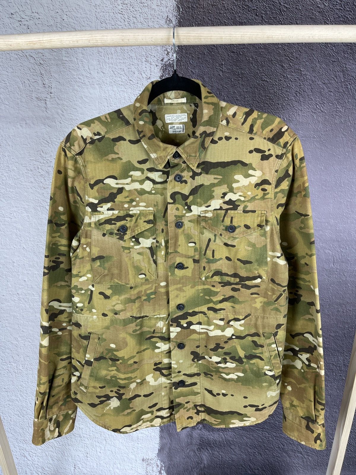 Allsaints Allsaints Ernesto LS shirt military utility overshirt Size US M / EU 48-50 / 2 - 2 Thumbnail