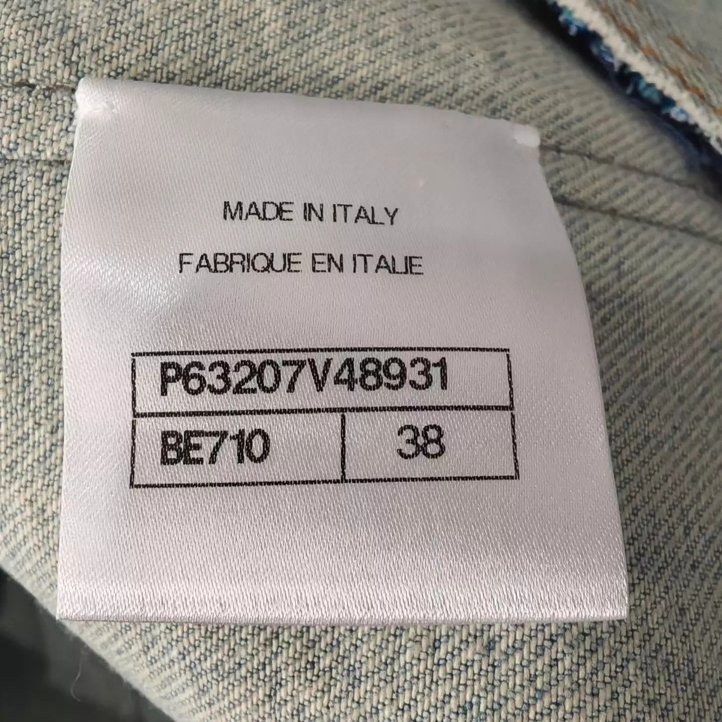 Chanel CHANEL Blue Denim Paneled Suit Jacket 38 Size S / US 4 / IT 40 - 4 Thumbnail