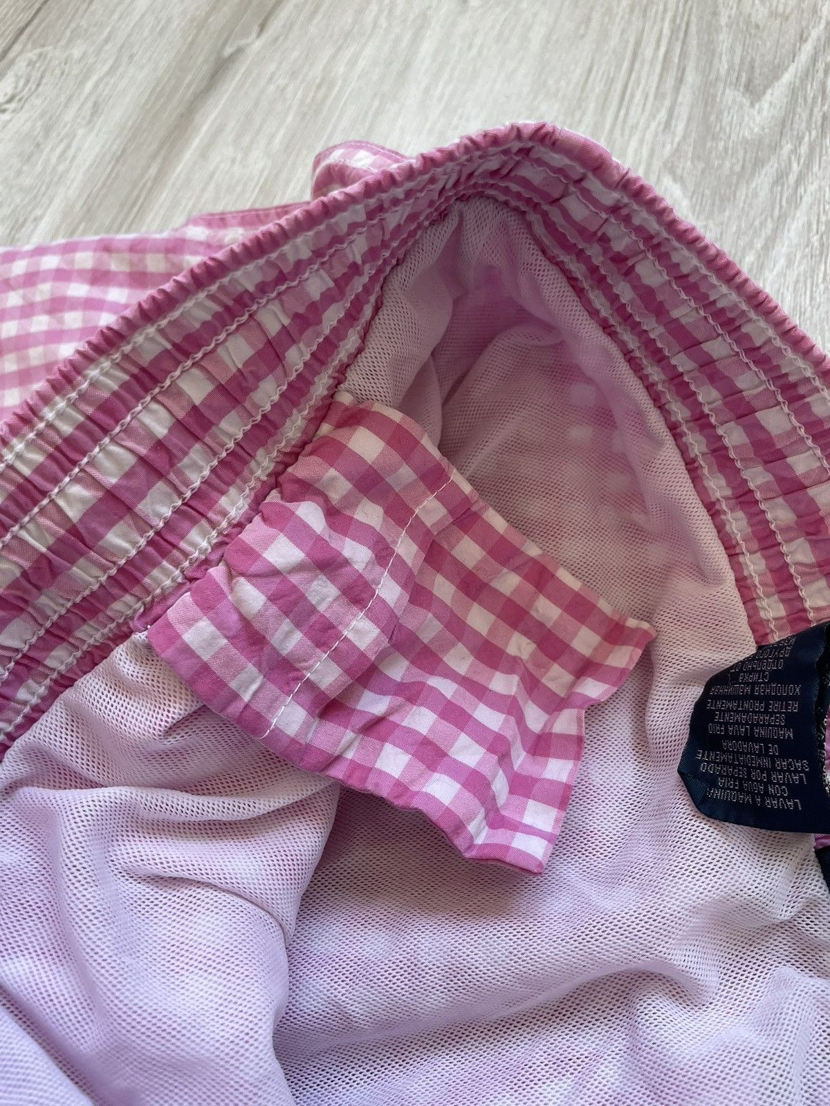 Polo Ralph Lauren × Ralph Lauren × Vintage Vintage Polo Ralph Lauren Swimwear Short Pink White Size US 30 / EU 46 - 4 Thumbnail